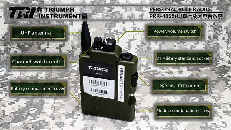 USTRI PRR H4855U (S) Single-pass RADIO NATO Connector ARMY SELEX Walkie-talkie USTRI PRR H4855U (S) Single-pass RADIO NATO Connector ARMY SELEX Walkie-talkie