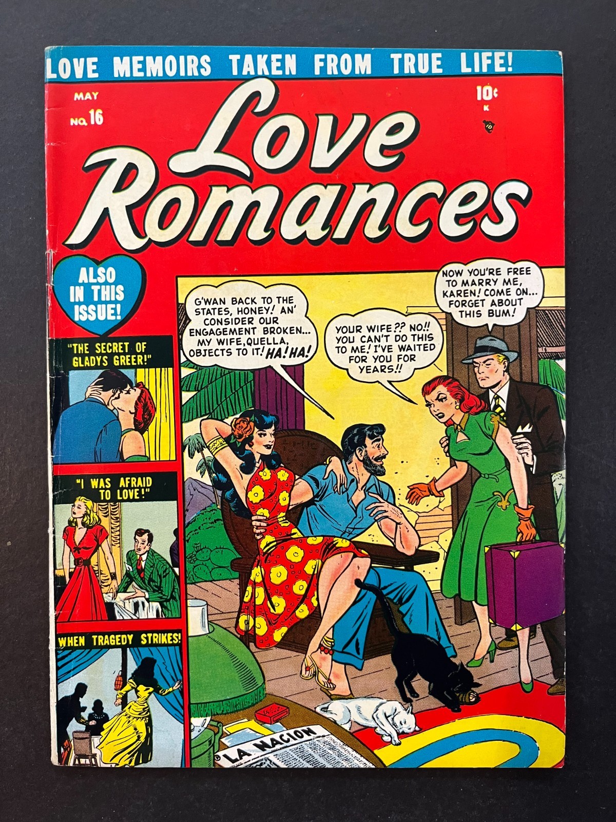 LOVE ROMANCES #16 *SOLID* (MARVEL, 1951) HTF ROMANCE LOTS OF PICS LOVE ROMANCES #16 *SOLID* (MARVEL, 1951) HTF ROMANCE LOTS OF PICS