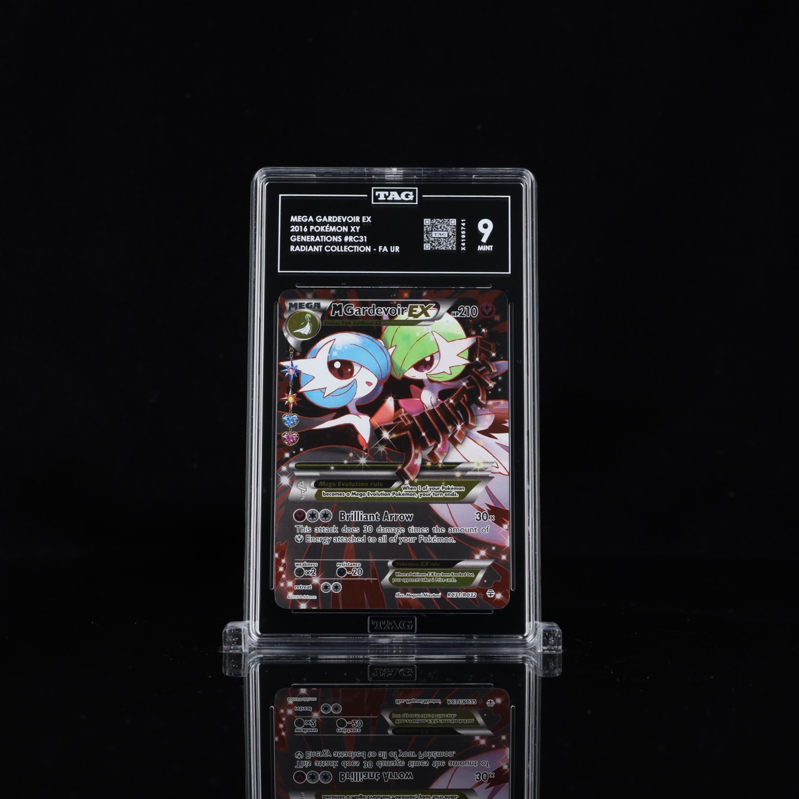 M Gardevoir EX (Full Art) Rc31-32 Generations: Radiant Collection Holo - TAG 9