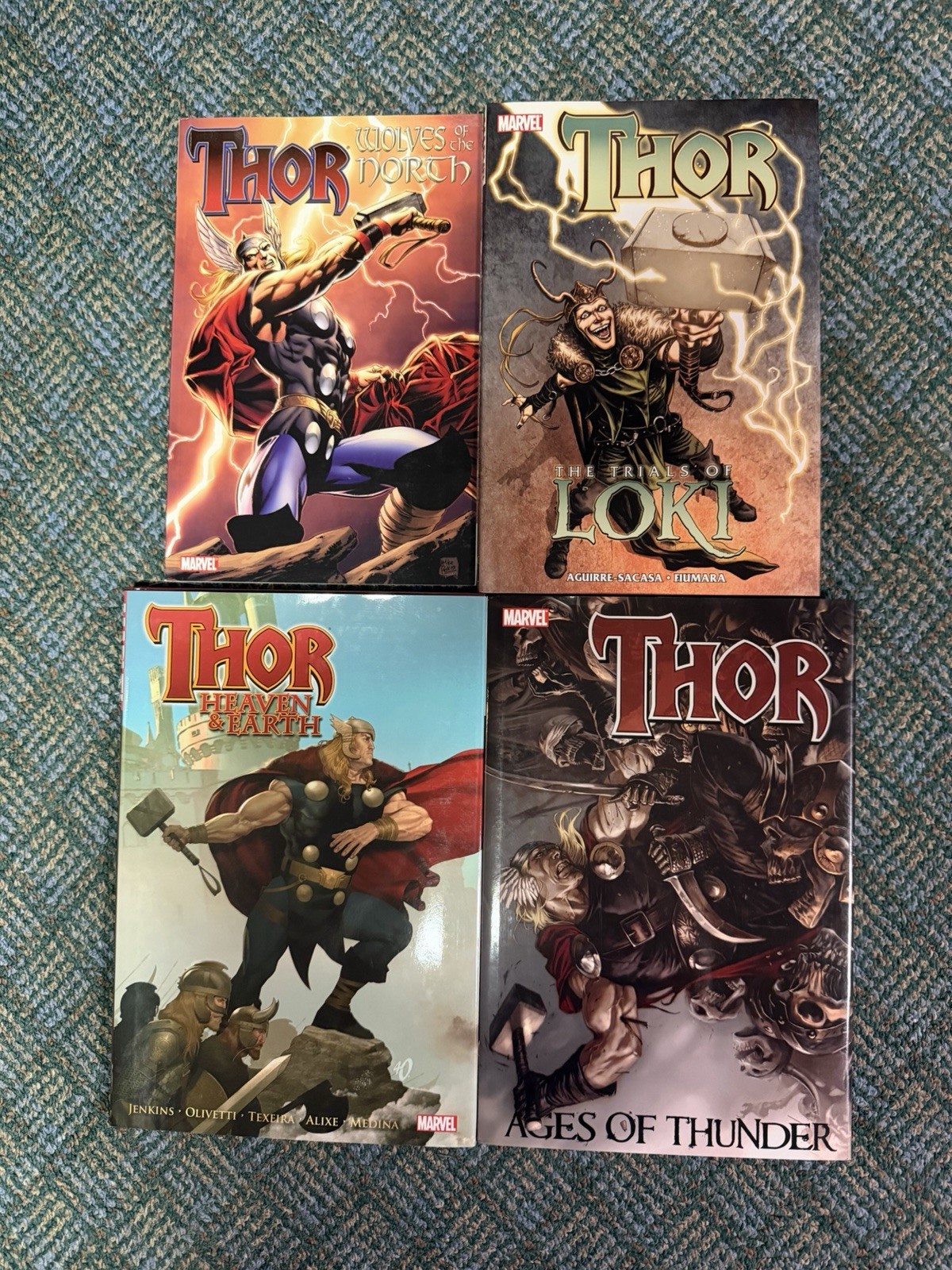 Thor 4 Book Lot Ages Of Thunder The Trials Of Loki