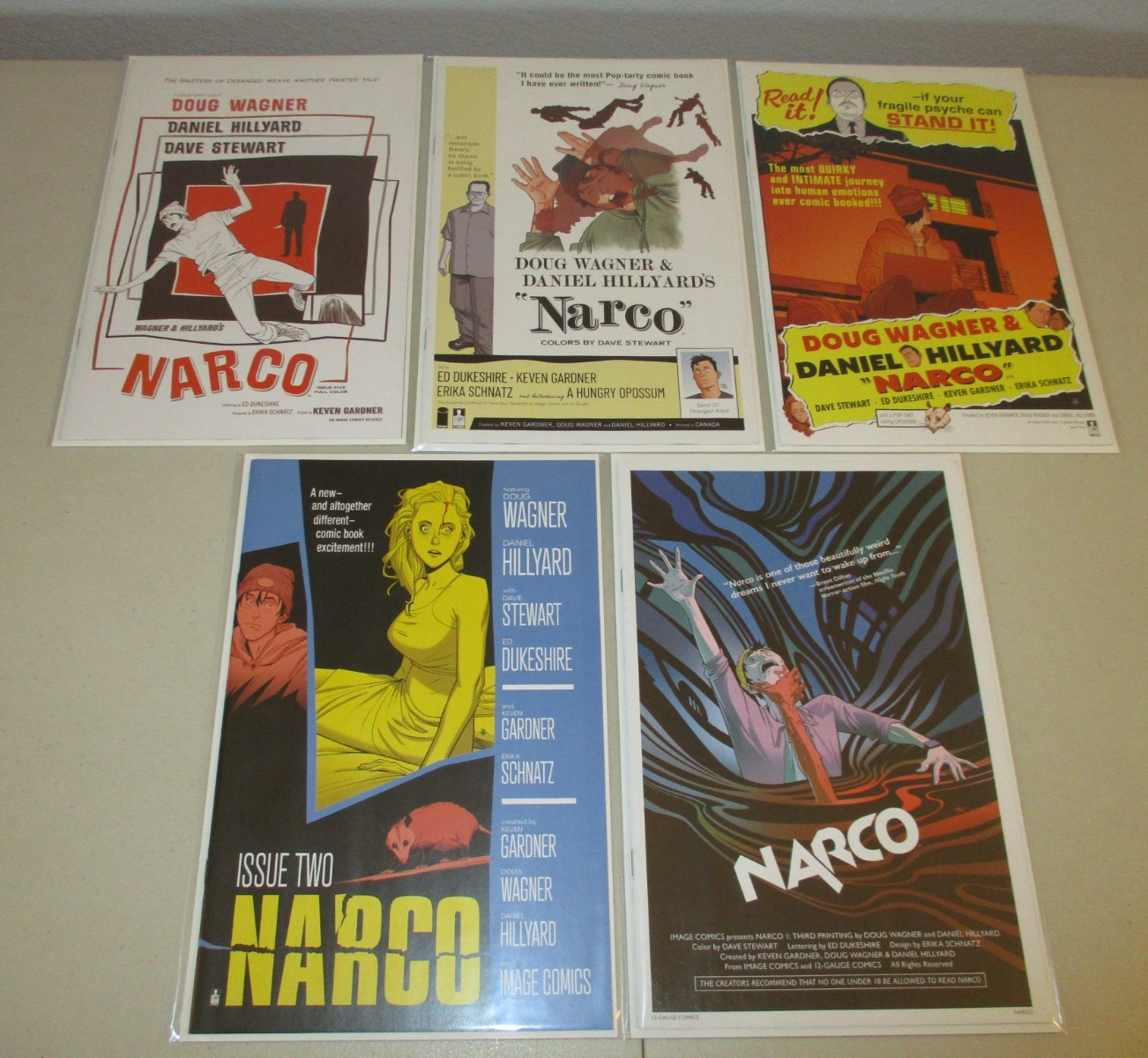 Narco #1-5 (Complete Variant Series) VF/NM, Image 2026, Doug Wagner 1 2 3 4 5 Narco #1-5 (Complete Variant Series) VF/NM, Image 2026, Doug Wagner 1 2 3 4 5