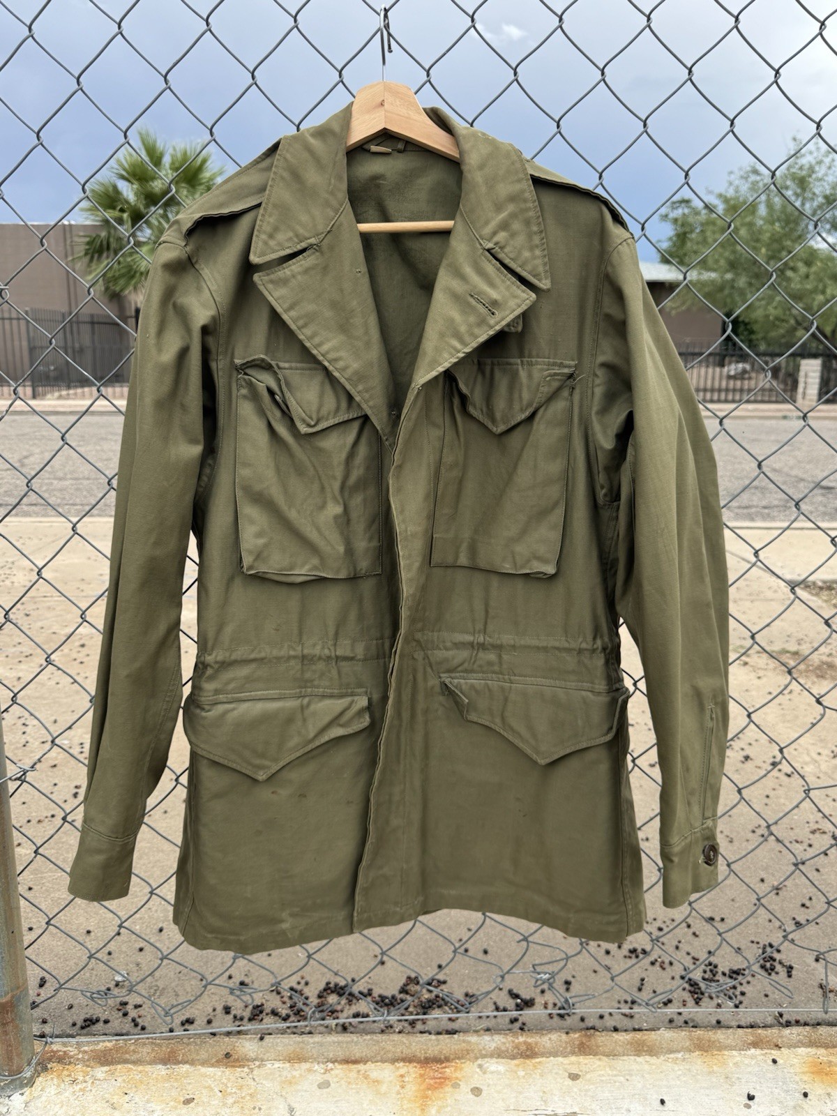 Vintage 1940s WWII M43 Military Jacket Small 34L Original