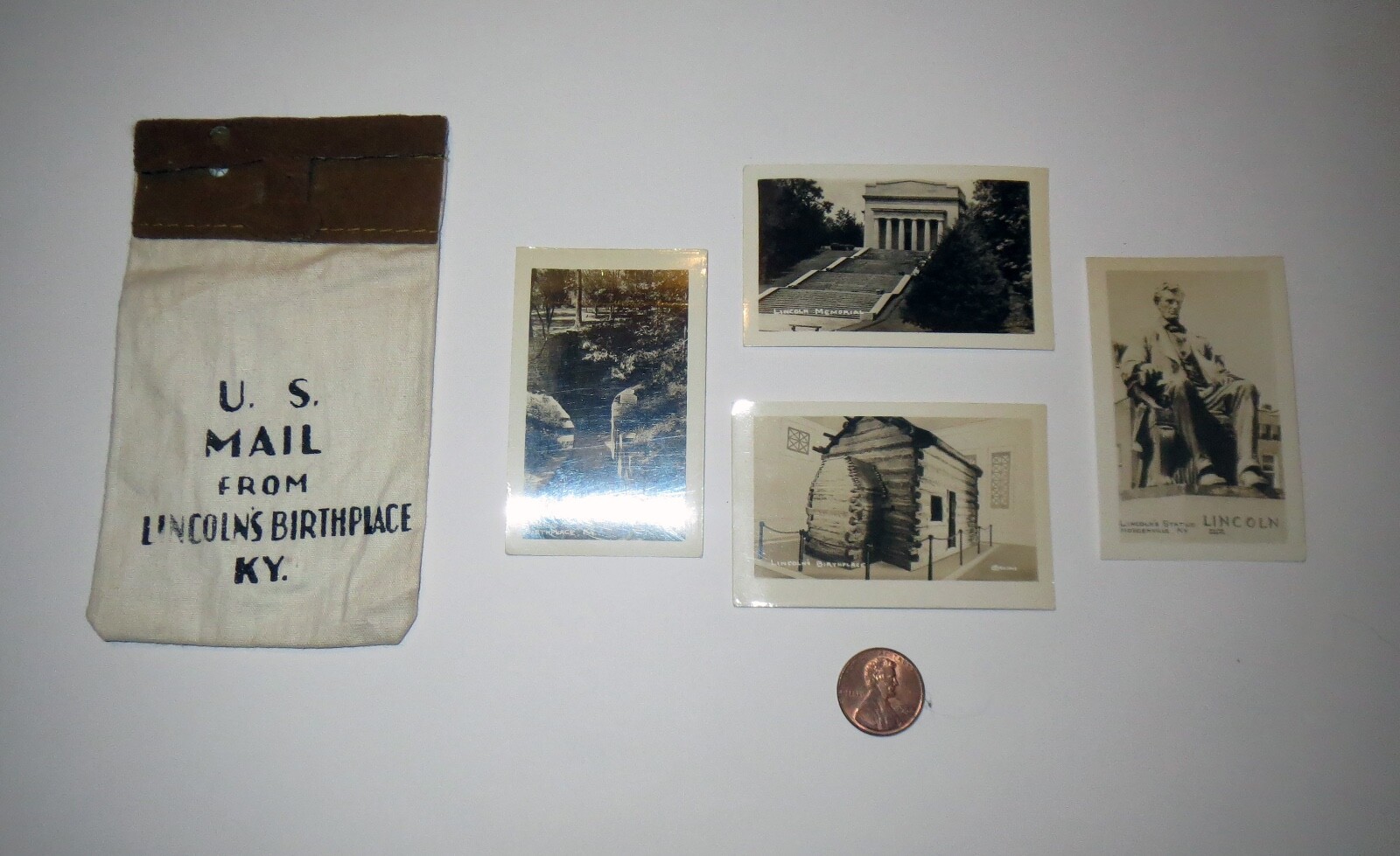 Rare Antique ABRAHAM LINCOLN - MINIATURE PHOTOGRAPH Collection Kentucky