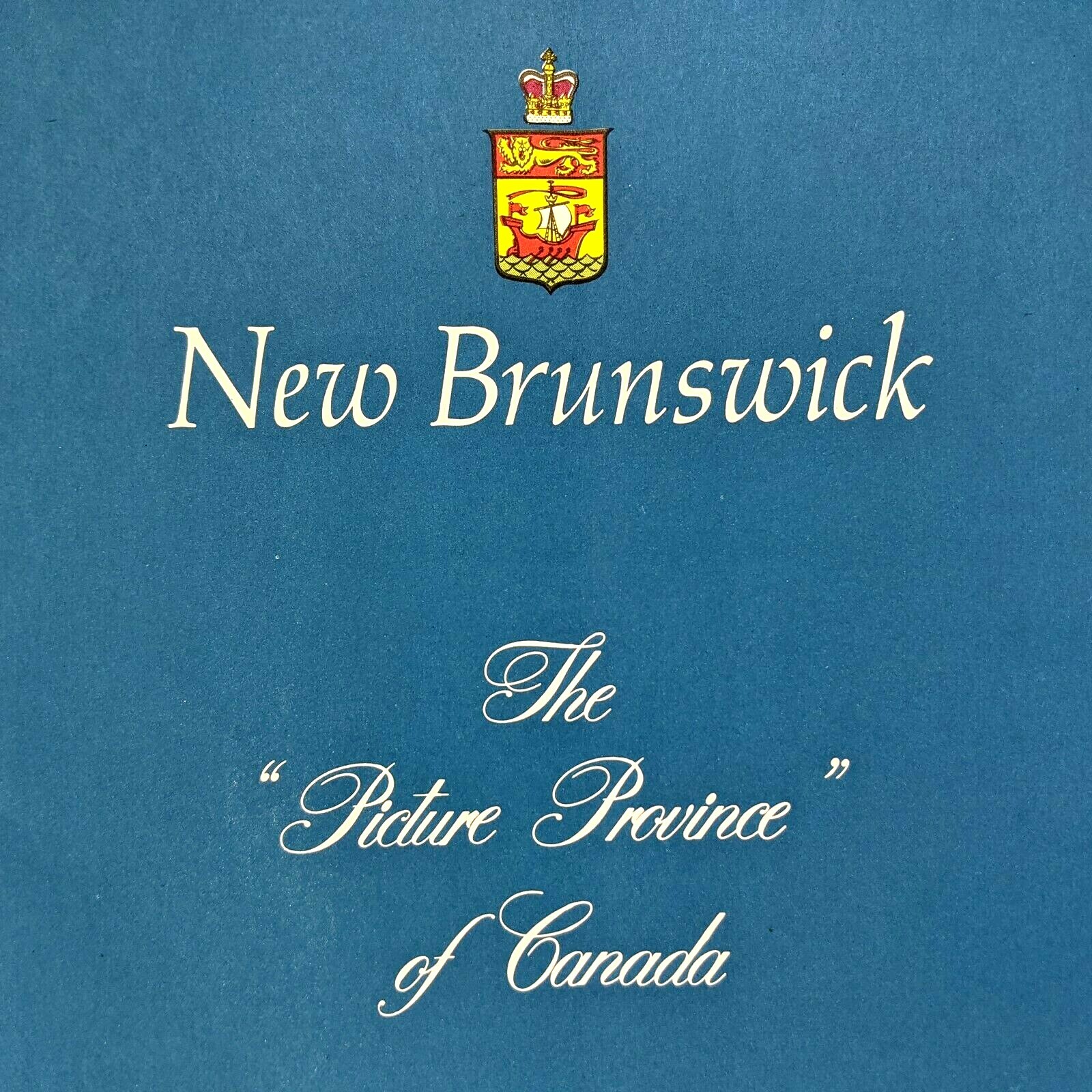 c1950s New Brunswick Travel Booklet Canada Province Photos Attractions Vtg 2T 