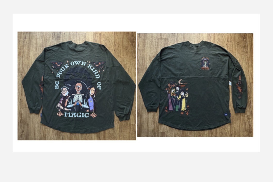 DISNEY NEW WOMENS HALLOWEEN SPIRIT JERSEY HOCUS POCUS 2 XXL 2XL WITCHES & MAGIC