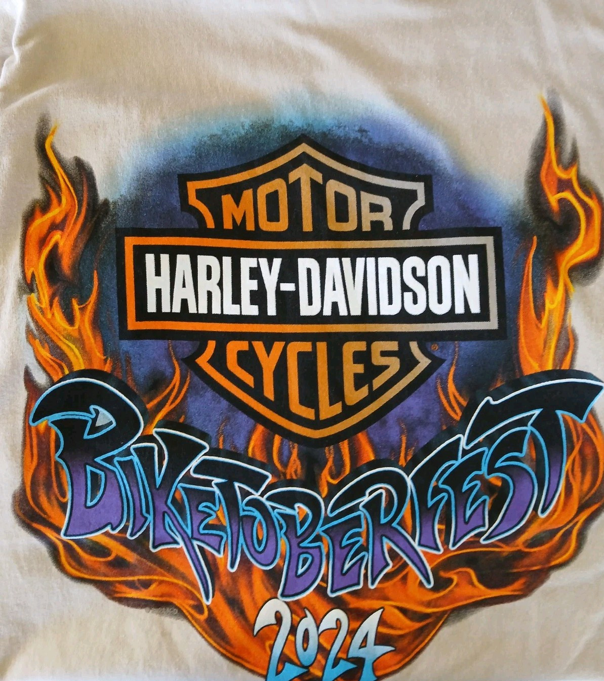 Harley Davidson Daytona Beach Biketober Fest 2024 Licensed S.S. T Shirt New XL