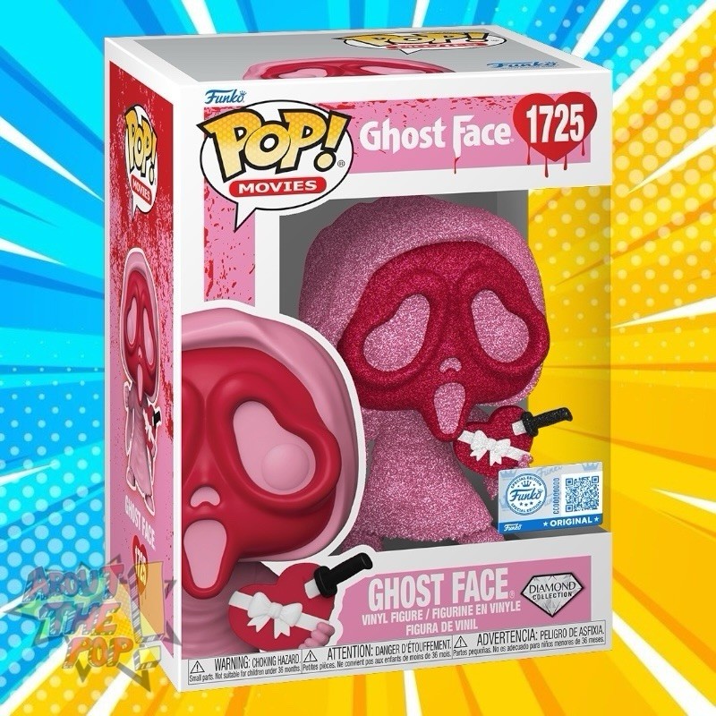 Funko Pop Ghost Face (Valentine) 1725 - Funko Shop (Diamond) Funko Pop Ghost Face (Valentine) 1725 - Funko Shop (Diamond)