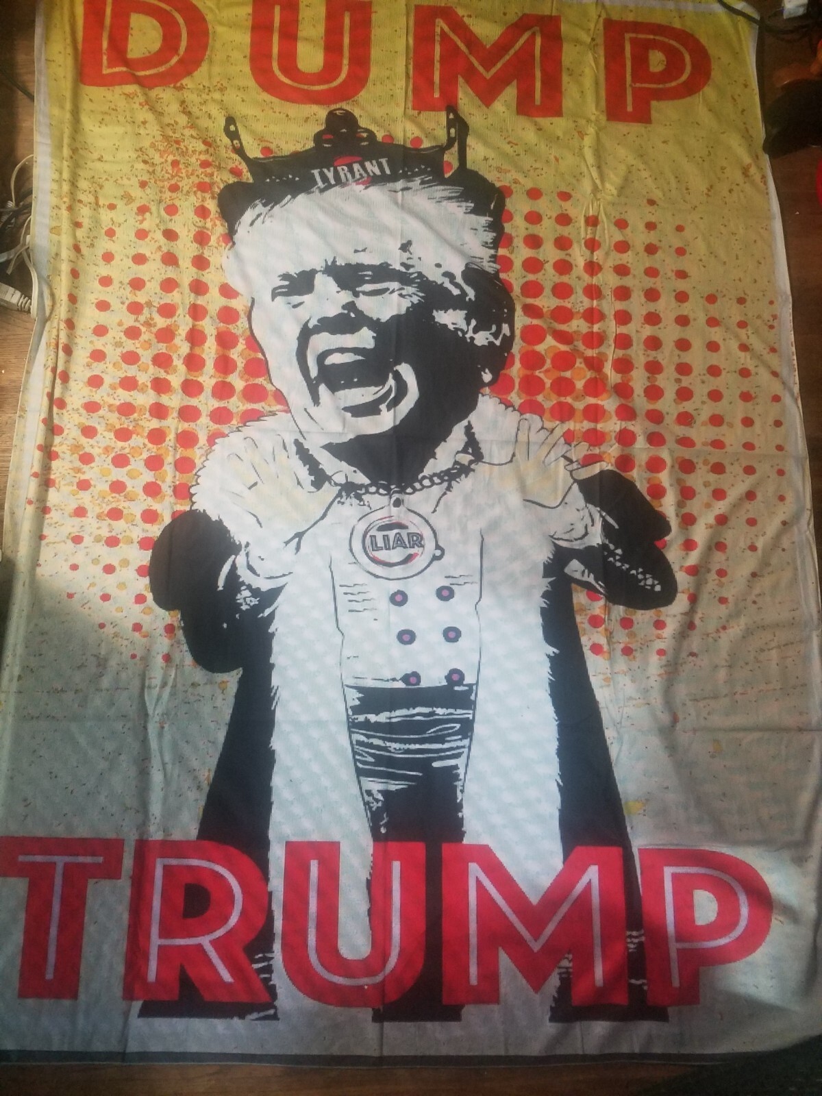 Dump Donald Trump Tapestry Exclusive 1984 Hunter S Thompson