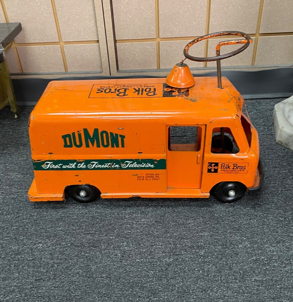 Vintage 50s Roberts DuMont Television Sit & Ride Van