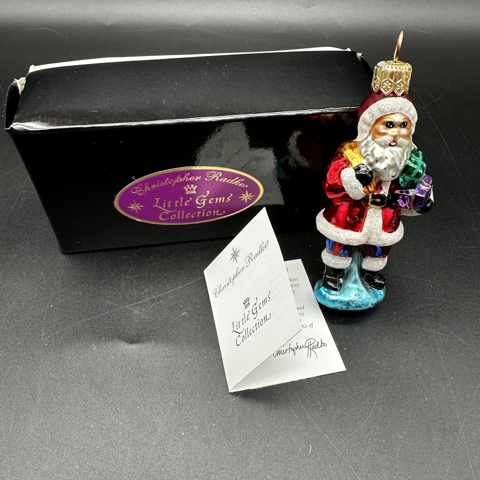 1999 CHRISTOPHER RADKO SANTA JOY LITTLE GEM 3.5\