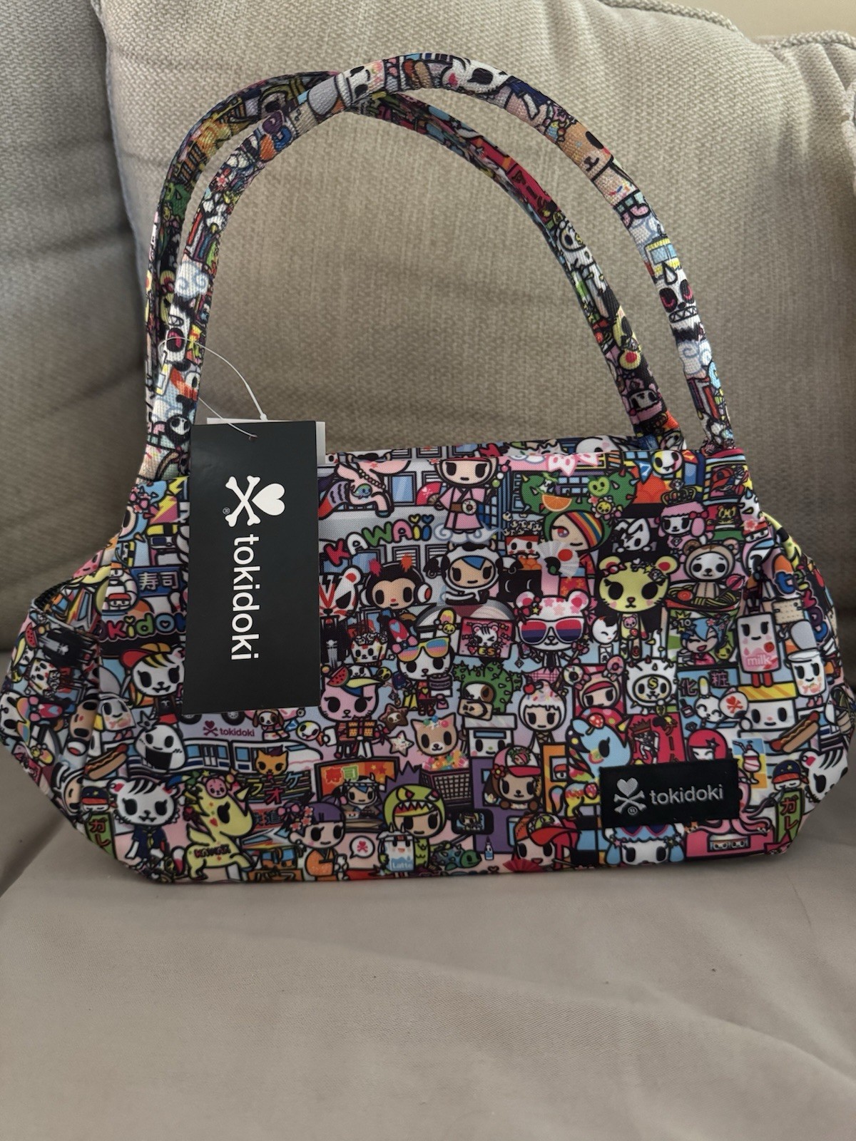 Tokidoki Kawaii Insulated Lunch Bag Allover Print Zip Purse Style