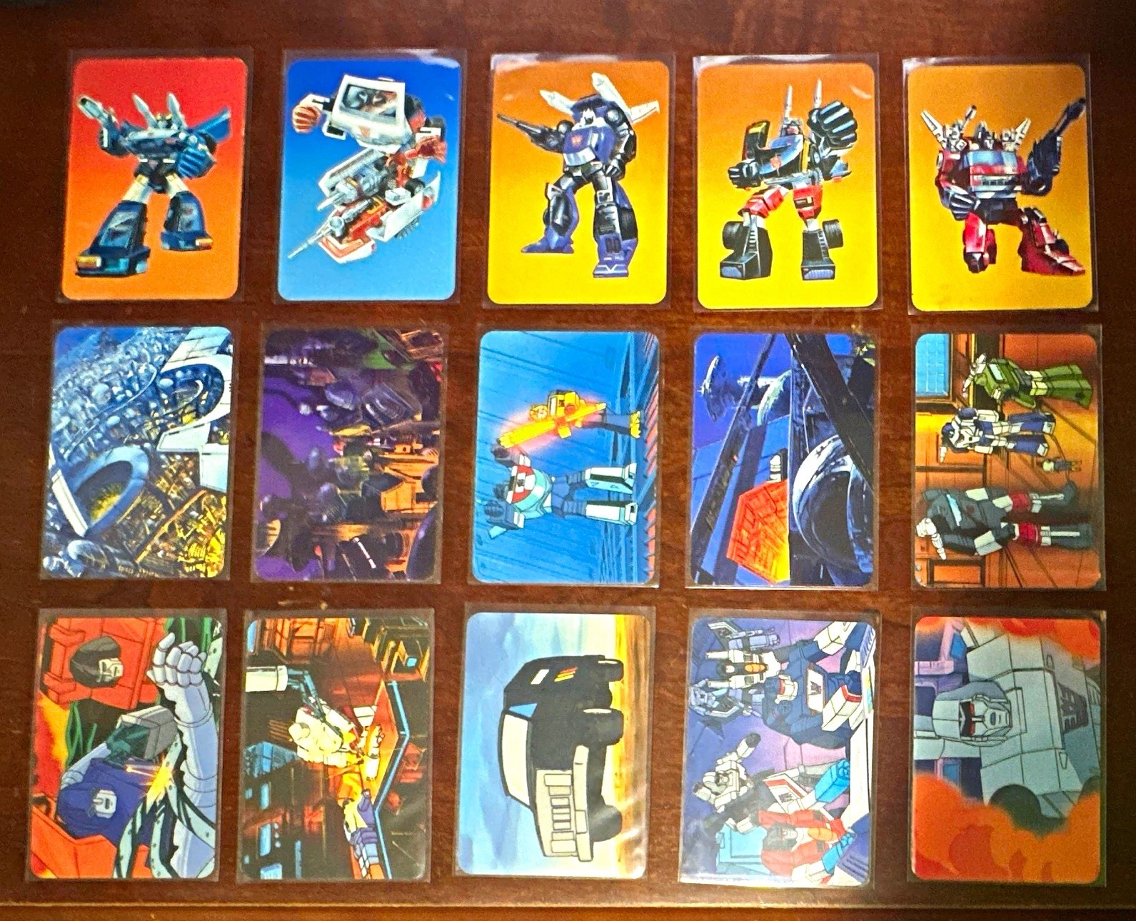 1985 Topps Transformers Series 1 Base Set Trading Card Lot of 15 *A*