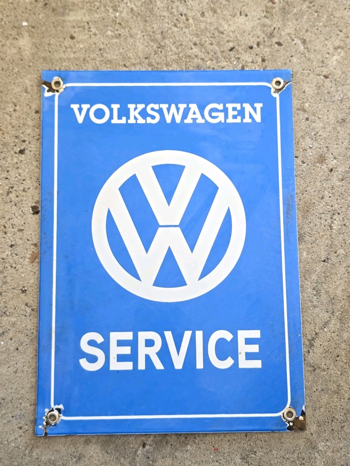 VINTAGE VW VOLKSWAGEN DEALERSHIP PORCELAIN SIGN CAR GAS OIL TRUCK 12 VINTAGE VW VOLKSWAGEN DEALERSHIP PORCELAIN SIGN CAR GAS OIL TRUCK 12
