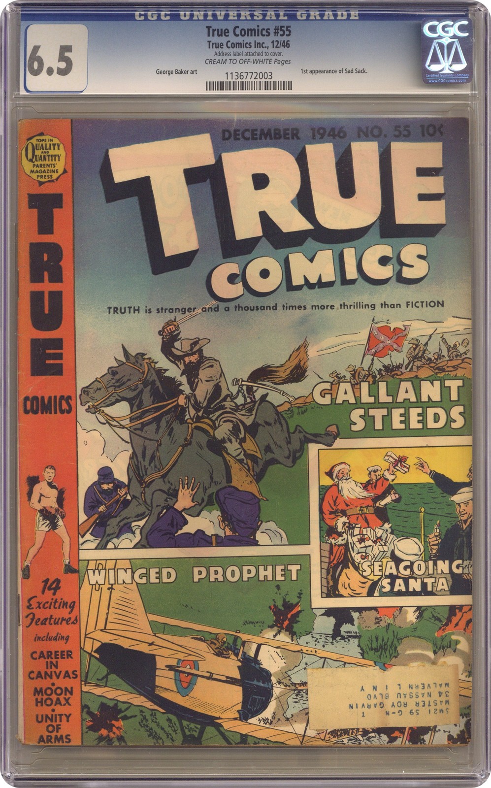 True Comics #55 CGC 6.5 1946 1136772003 1st app. Sad Sack in comics