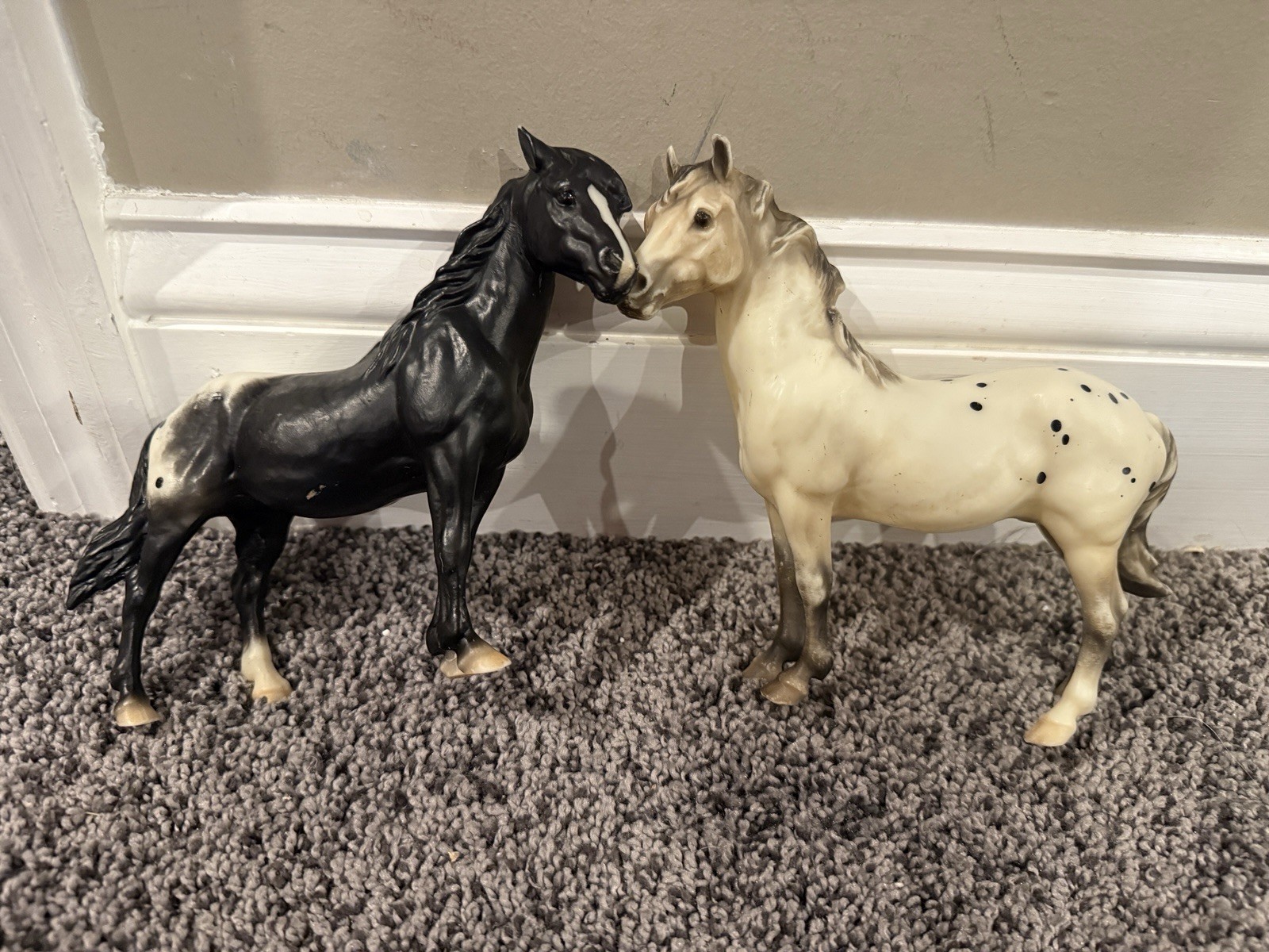 VINTAGE‼️ Breyer Grey Appaloosa Roan Horse Lot Of 2