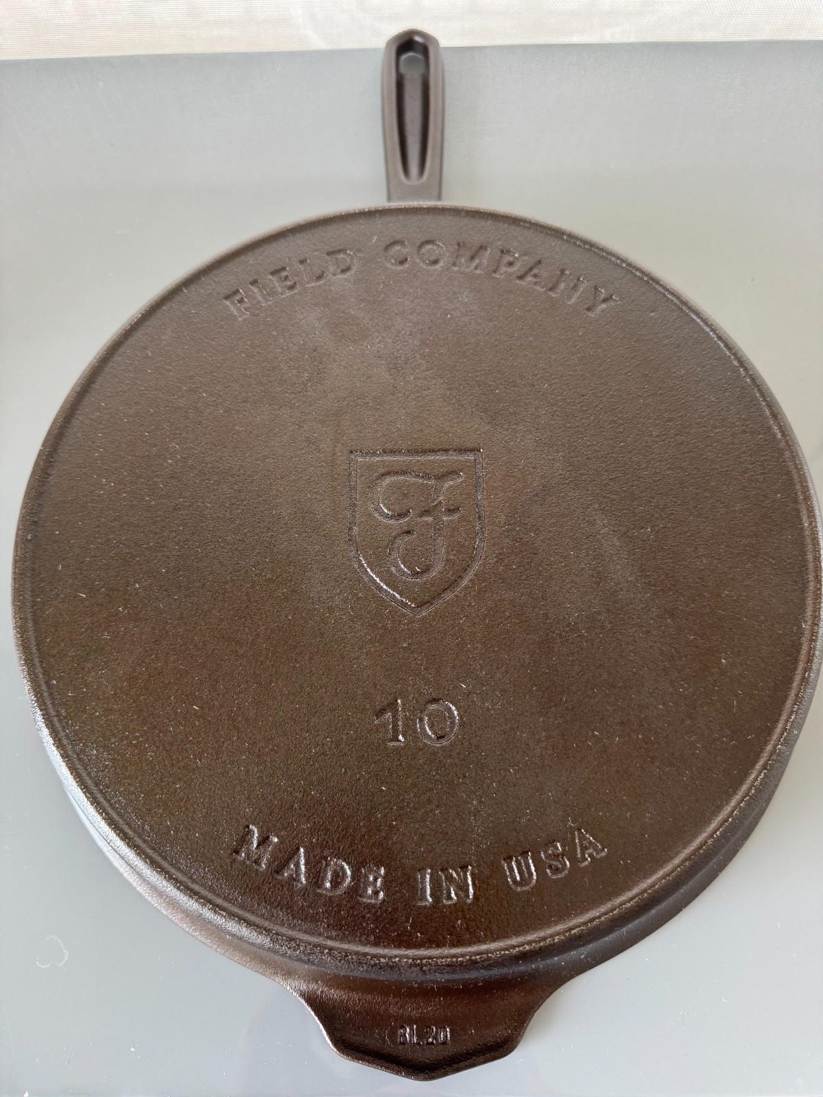 Field Company No 10 Cast Iron Frying Pan Skillet Made in USA Field Company No 10 Cast Iron Frying Pan Skillet Made in USA
