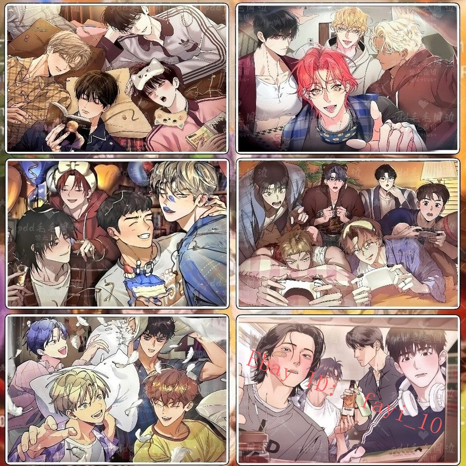 Han Man BOMTOON 10th Anniversary Flash 2026 All IP Postcard Collection Gift