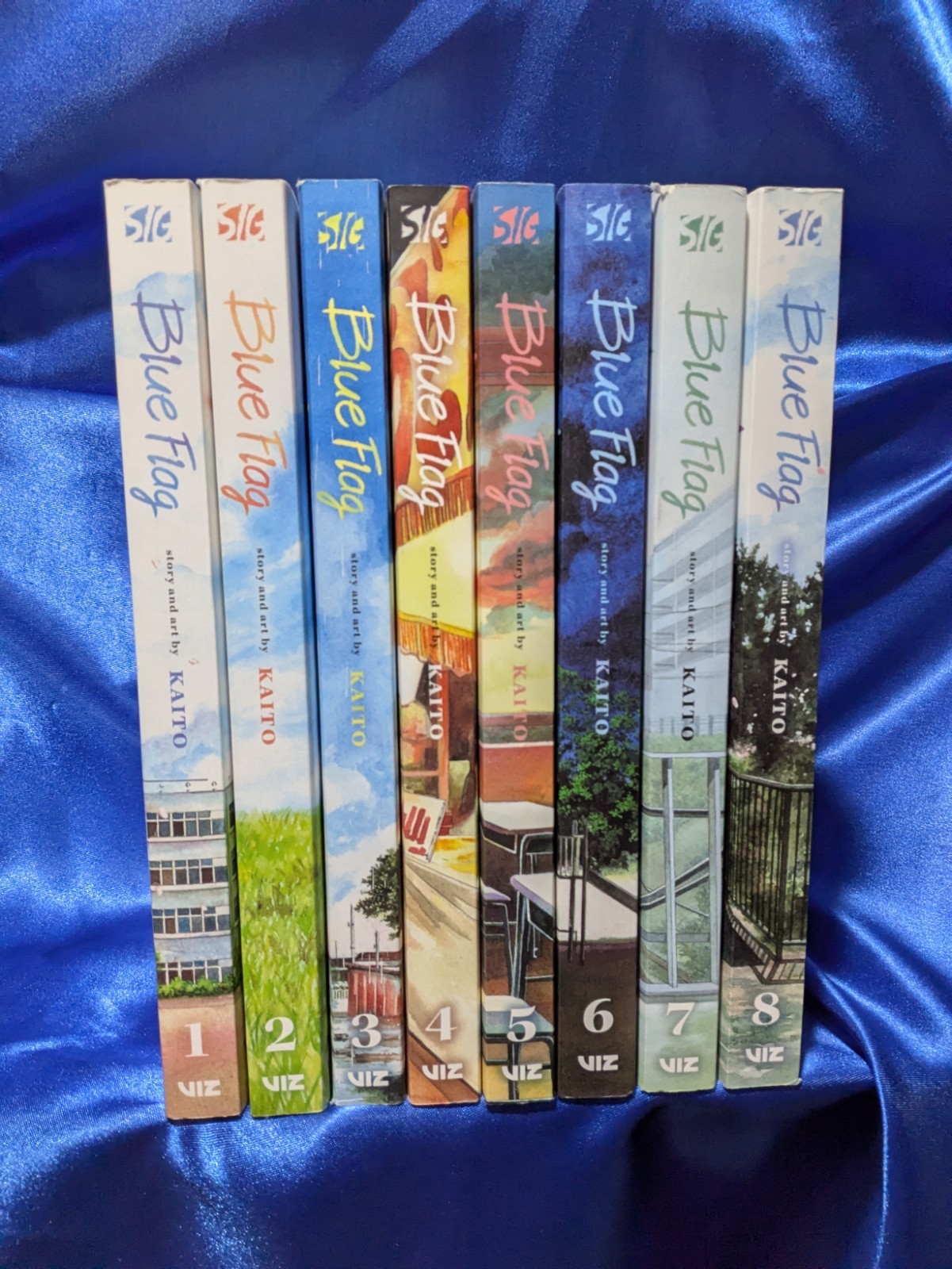 Blue Flag By Kaito Volumes 1-8 English Blue Flag By Kaito Volumes 1-8 English
