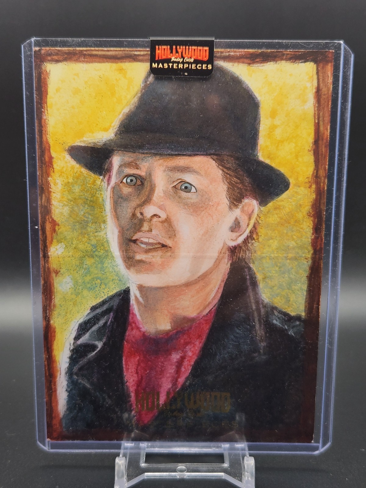 Michael J Fox Mcfly 2025 Hollywood Masterpieces Triple Panel Sketch Vitto 1/1 Michael J Fox Mcfly 2025 Hollywood Masterpieces Triple Panel Sketch Vitto 1/1