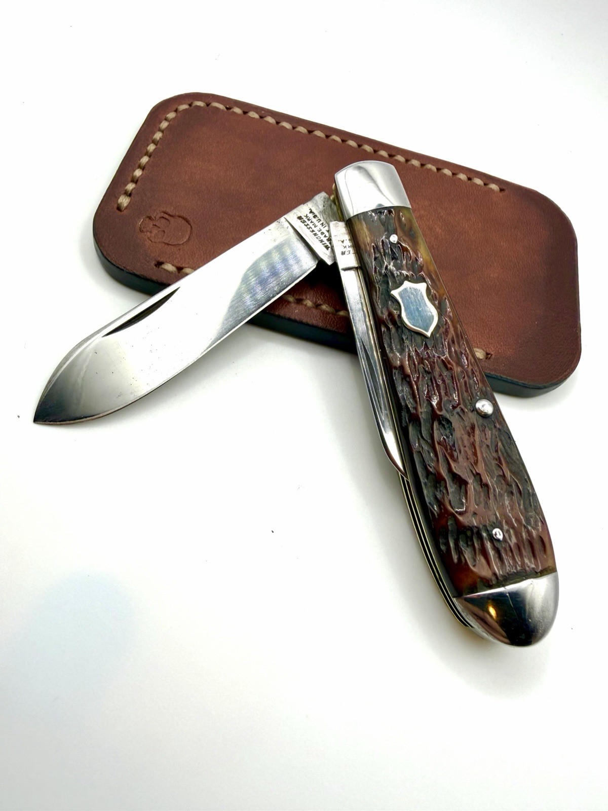 Winchester Swell End Jack Knife Beautiful Roger’s Bone 1930s