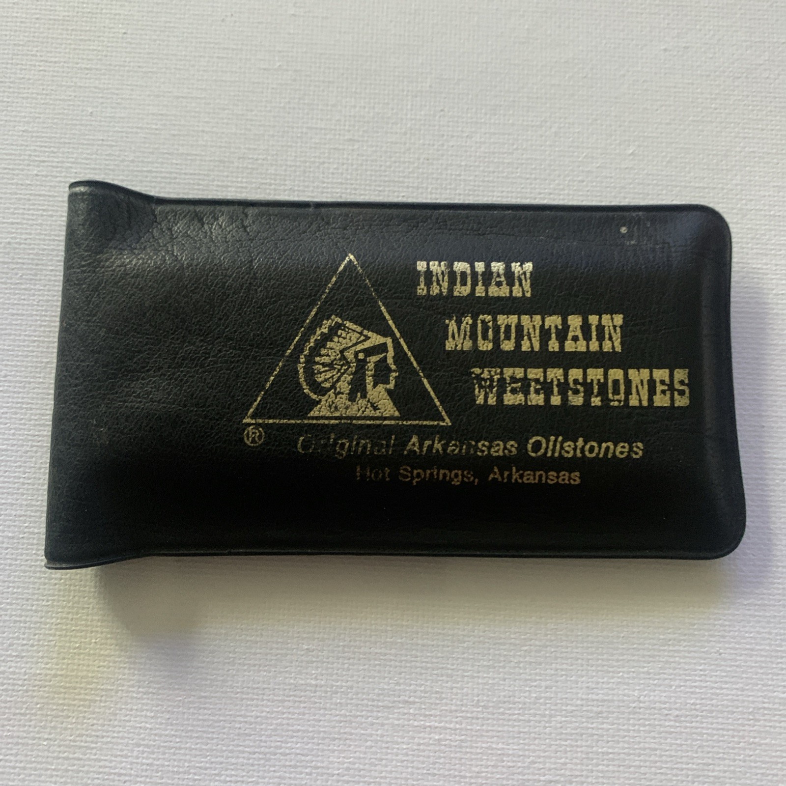 Vintage Indian Mountain Whetstone Original Arkansas Oilstone Travel Size Vintage Indian Mountain Whetstone Original Arkansas Oilstone Travel Size