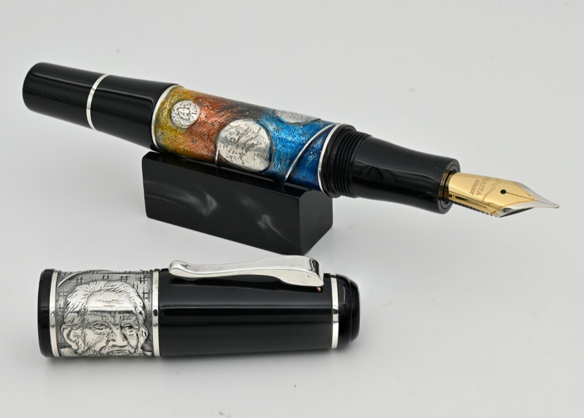 Maita Galileo Galilei Style Pen - Ediz. Limited 388 Hand Painted Pieces Maita Galileo Galilei Style Pen - Ediz. Limited 388 Hand Painted Pieces