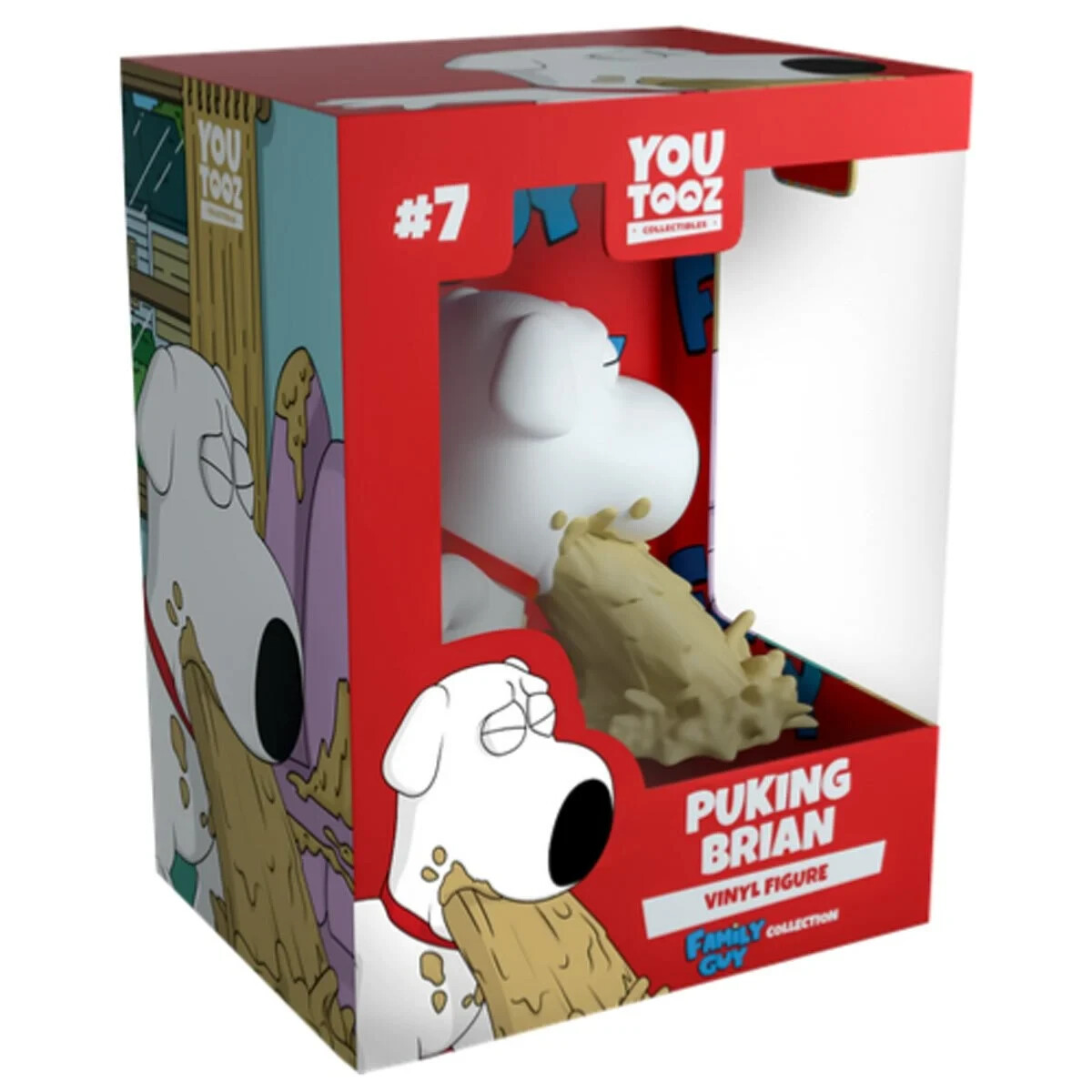 Youtooz: Family Guy Collection - Puking Brian Vinyl Figure #7 Youtooz: Family Guy Collection - Puking Brian Vinyl Figure #7