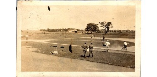 Sepia June 1923 Carlisle Barracks Baseball Photograph - Soldiers & Players