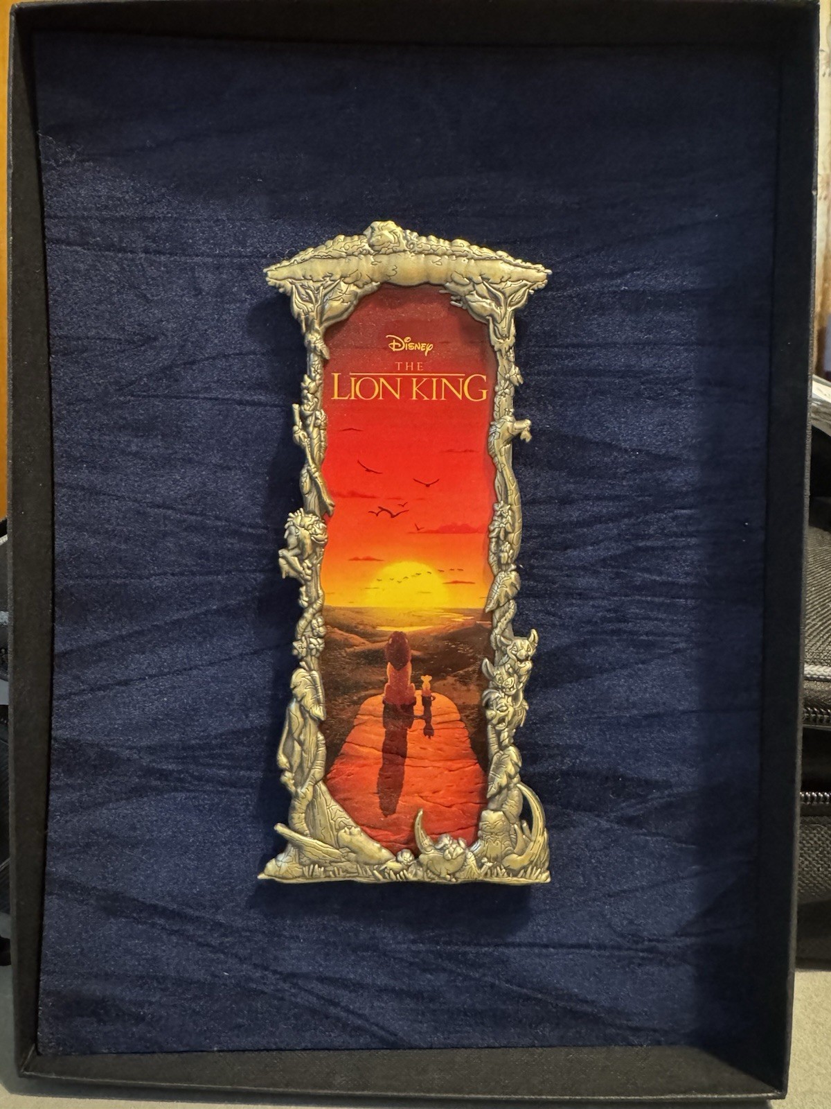 Artland Lion King Simba and Mufasa Ben Harman Gold Frame LE 75 Artland Lion King Simba and Mufasa Ben Harman Gold Frame LE 75