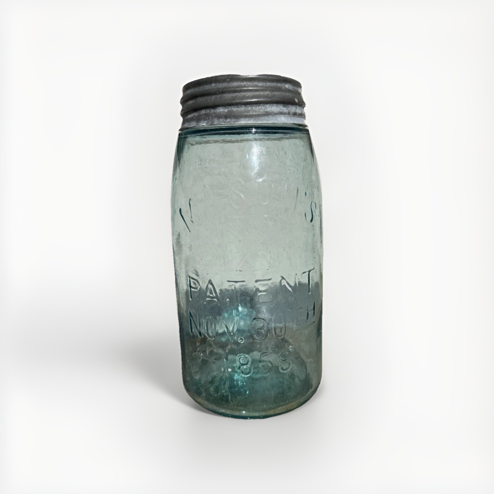 Antique 1858 Mason\'s Maltese Cross Jar w/Lid Great Shape Antique 1858 Mason\'s Maltese Cross Jar w/Lid Great Shape