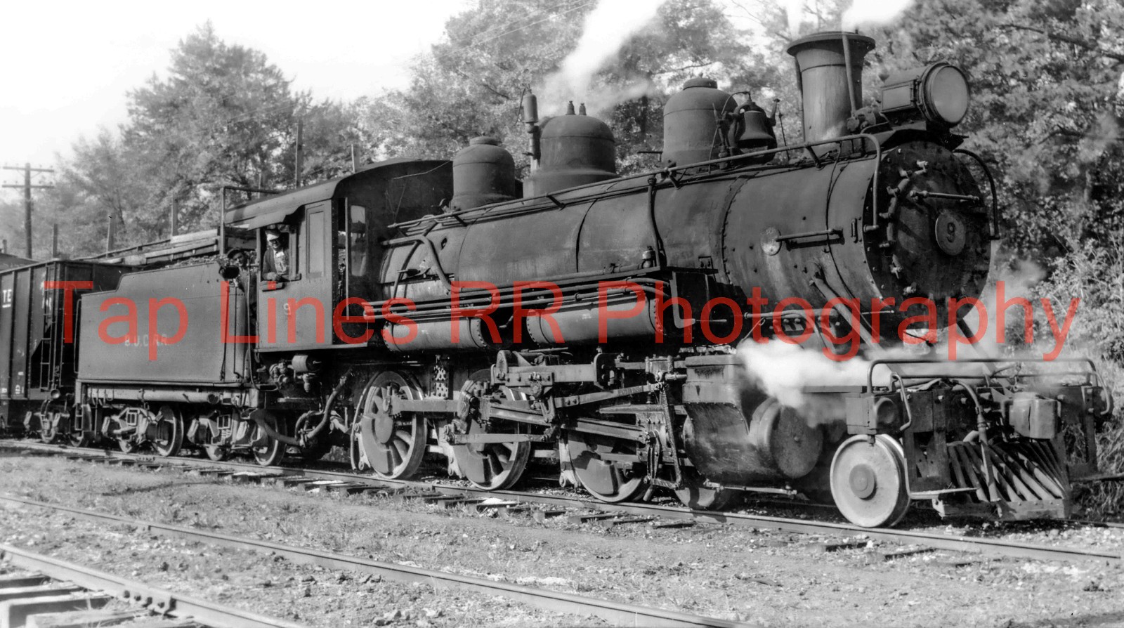 Buffalo Union-Carolina #9 4-6-0  Union SC circa 1935 Baldwin NEW 5X8 PHOTO