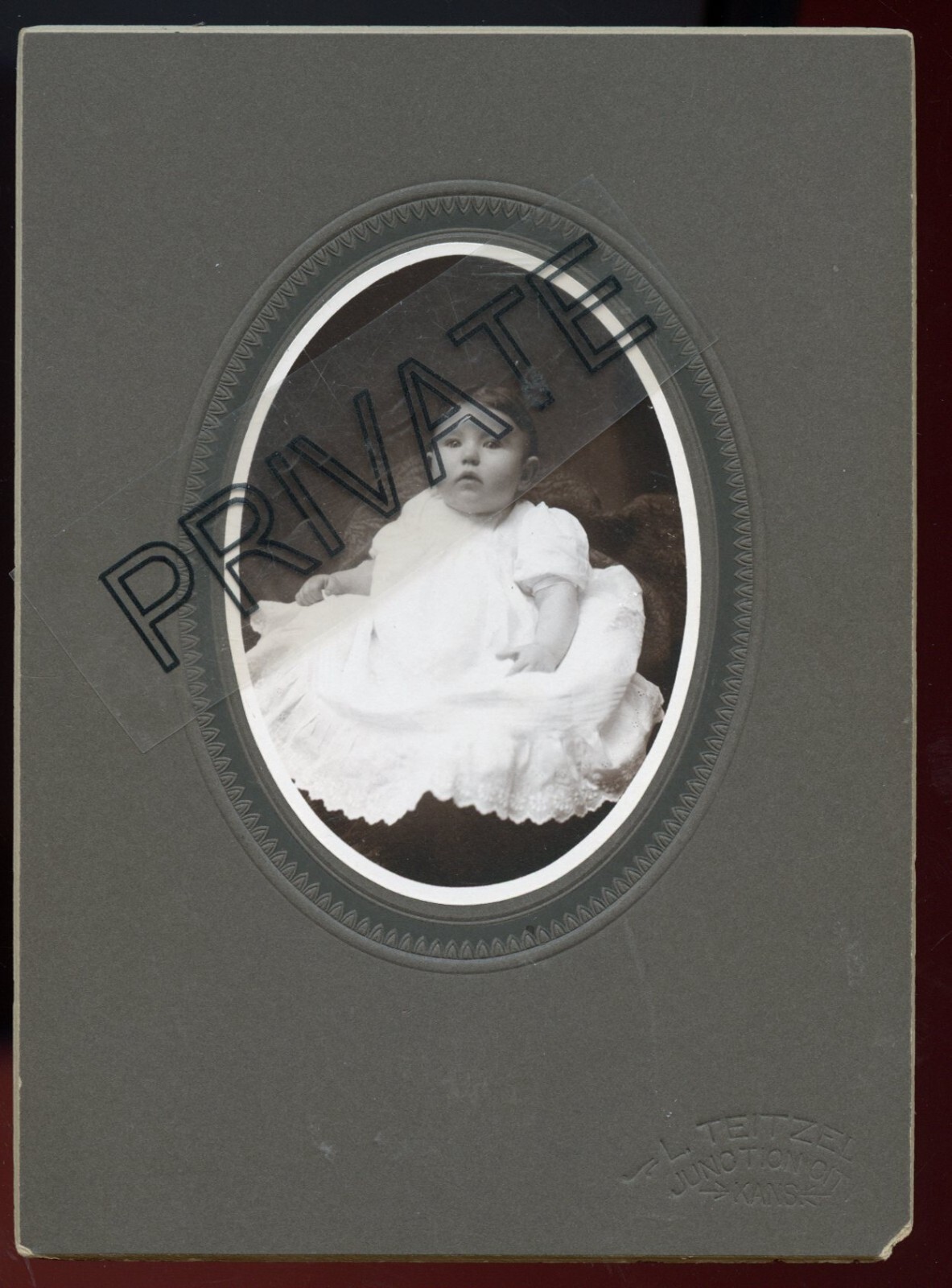 Vintage Photo - Junction City, Kansas - Myrtle Stein - L Teitzel Photographer Vintage Photo - Junction City, Kansas - Myrtle Stein - L Teitzel Photographer