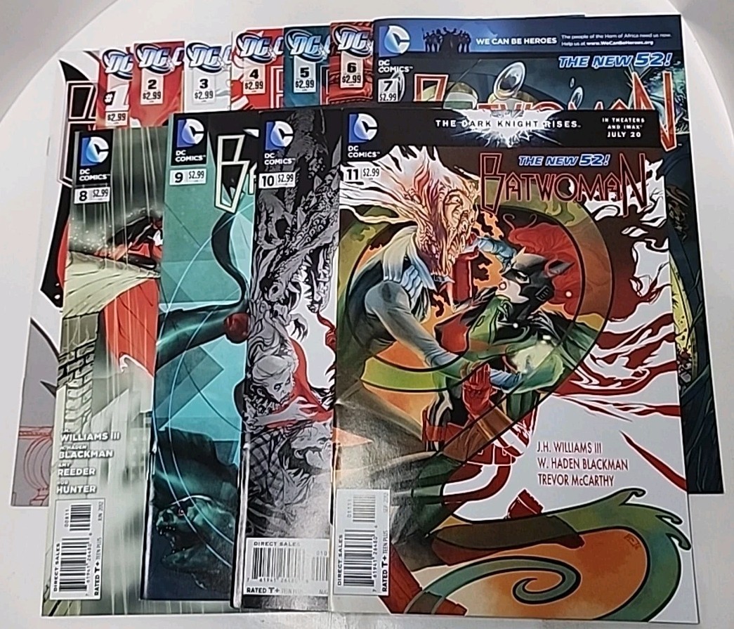 Batwoman #0-#11 Lot The New 52 DC Comics 2011-2012 High Grade NM/M