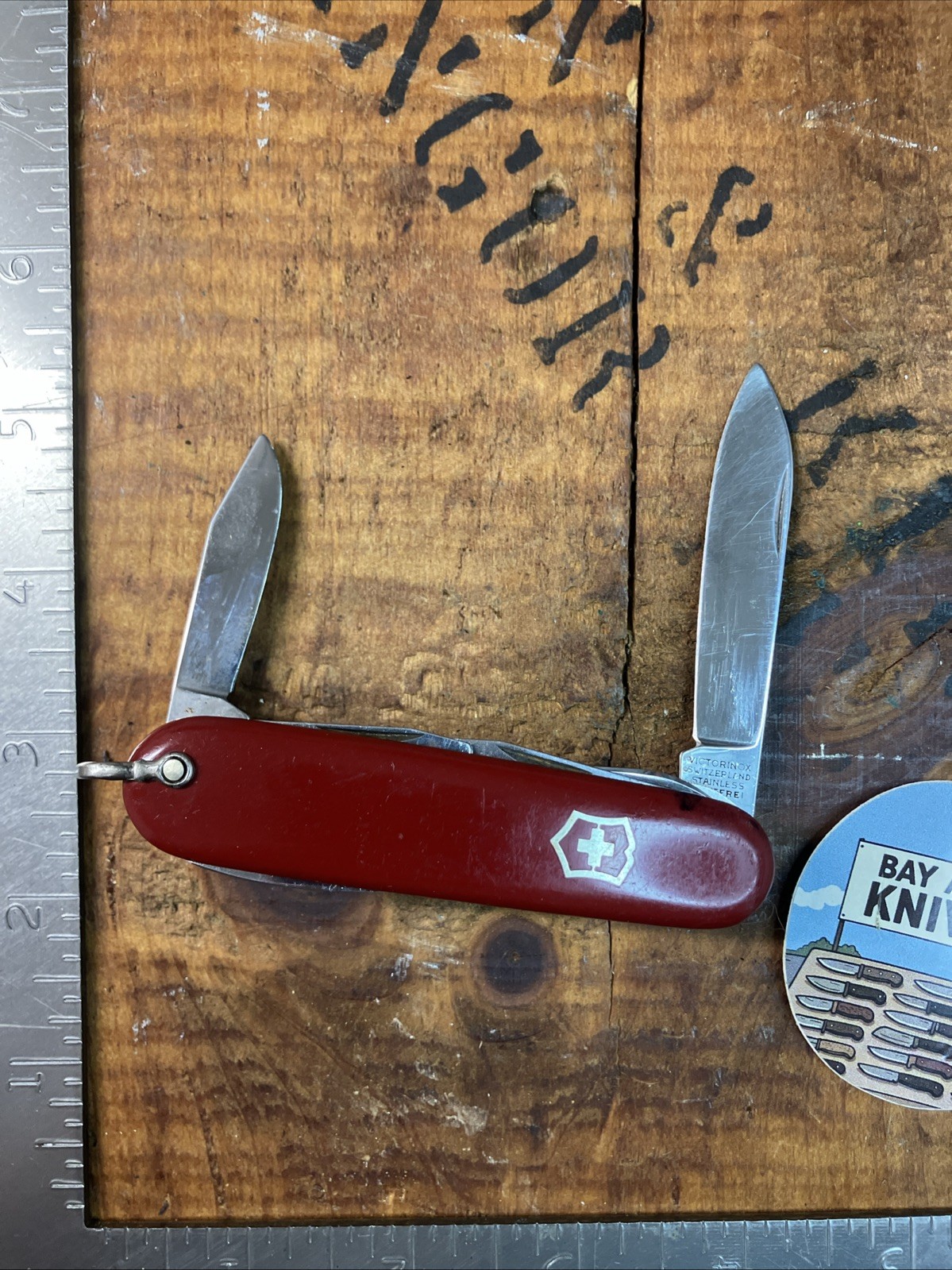 1968-1971 Victorinox Master Craftsman 91mm Swiss Army Knife Bail Clip Point NICE 1968-1971 Victorinox Master Craftsman 91mm Swiss Army Knife Bail Clip Point NICE