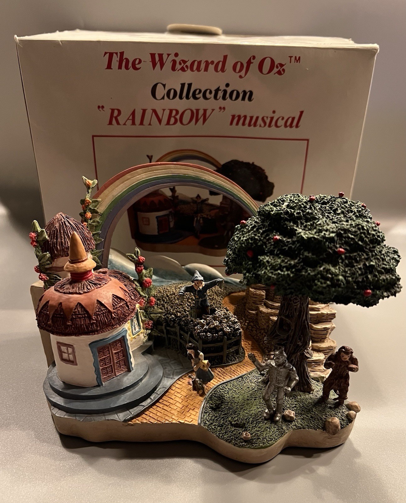 NIB 1997 Dave Grossman Creations: Wizard Of Oz Collection “Rainbow” Music Box