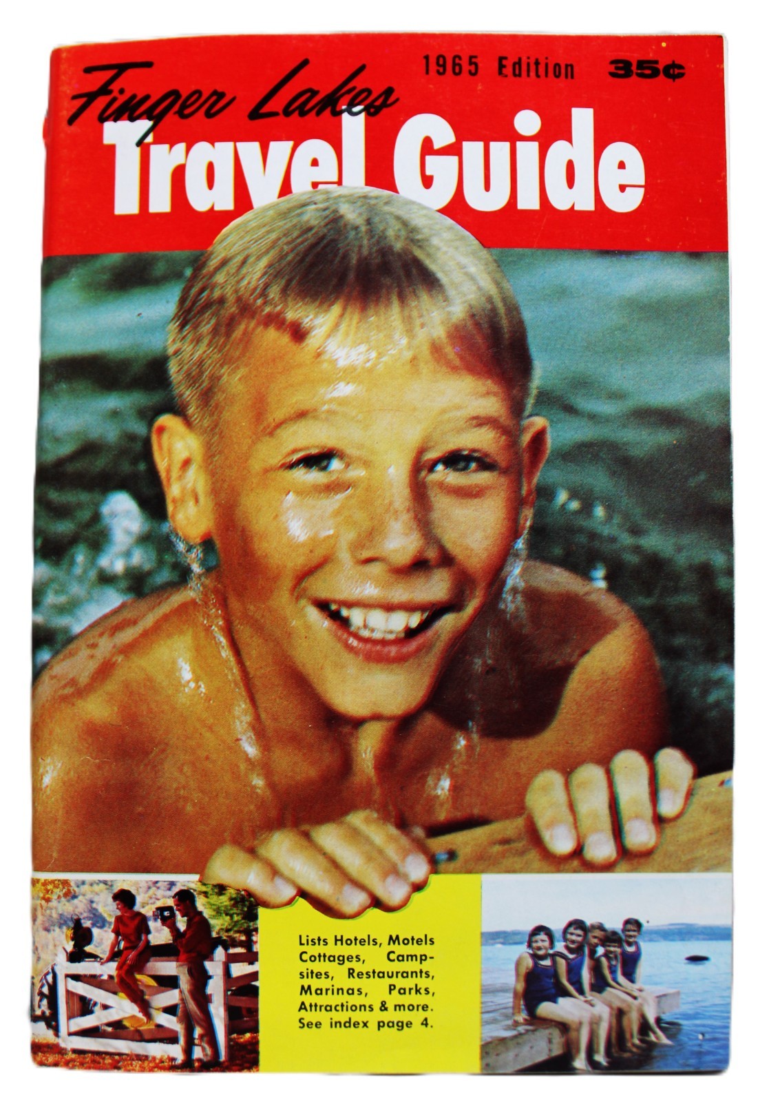 FINGER LAKES REGION OF NEW YORK STATE TOURISM TRAVEL GUIDE BOOKLET 1965 VINTAGE