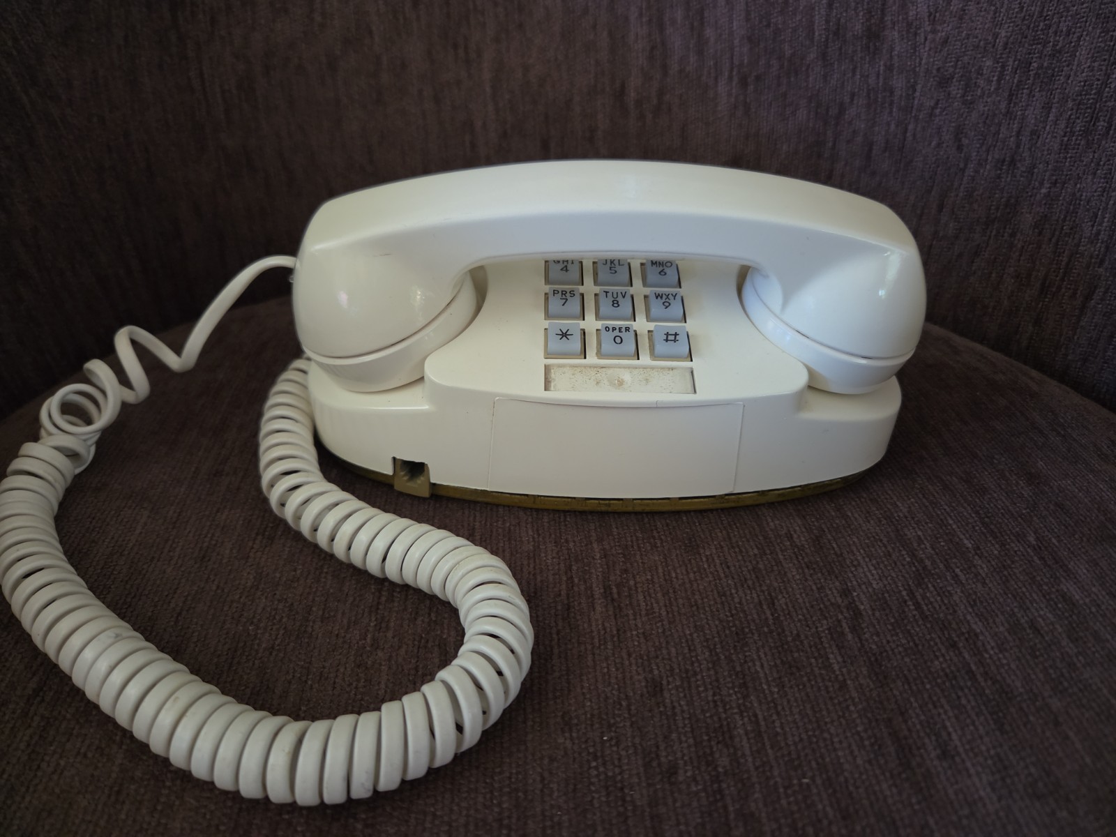 Vtg 1960's Western Electric Princess Phone Touch Tone White 2702BMG Mid Century 