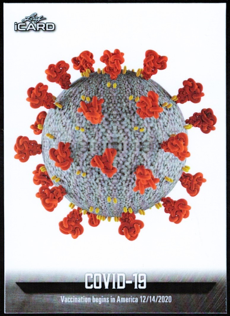 2021 Leaf Trading iCard COVID VACCINATIONS BEGIN - Limited Run Set - VERY RARE 2021 Leaf Trading iCard COVID VACCINATIONS BEGIN - Limited Run Set - VERY RARE