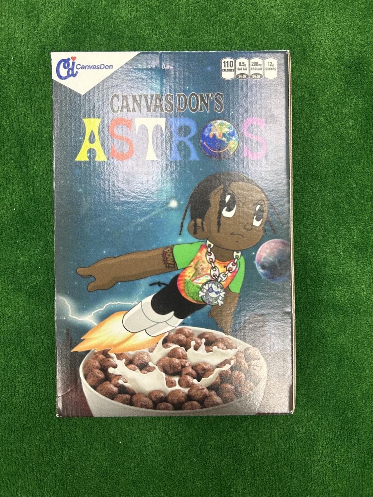 The Canvas Don Astros Cereal Collectible limited 1/250 