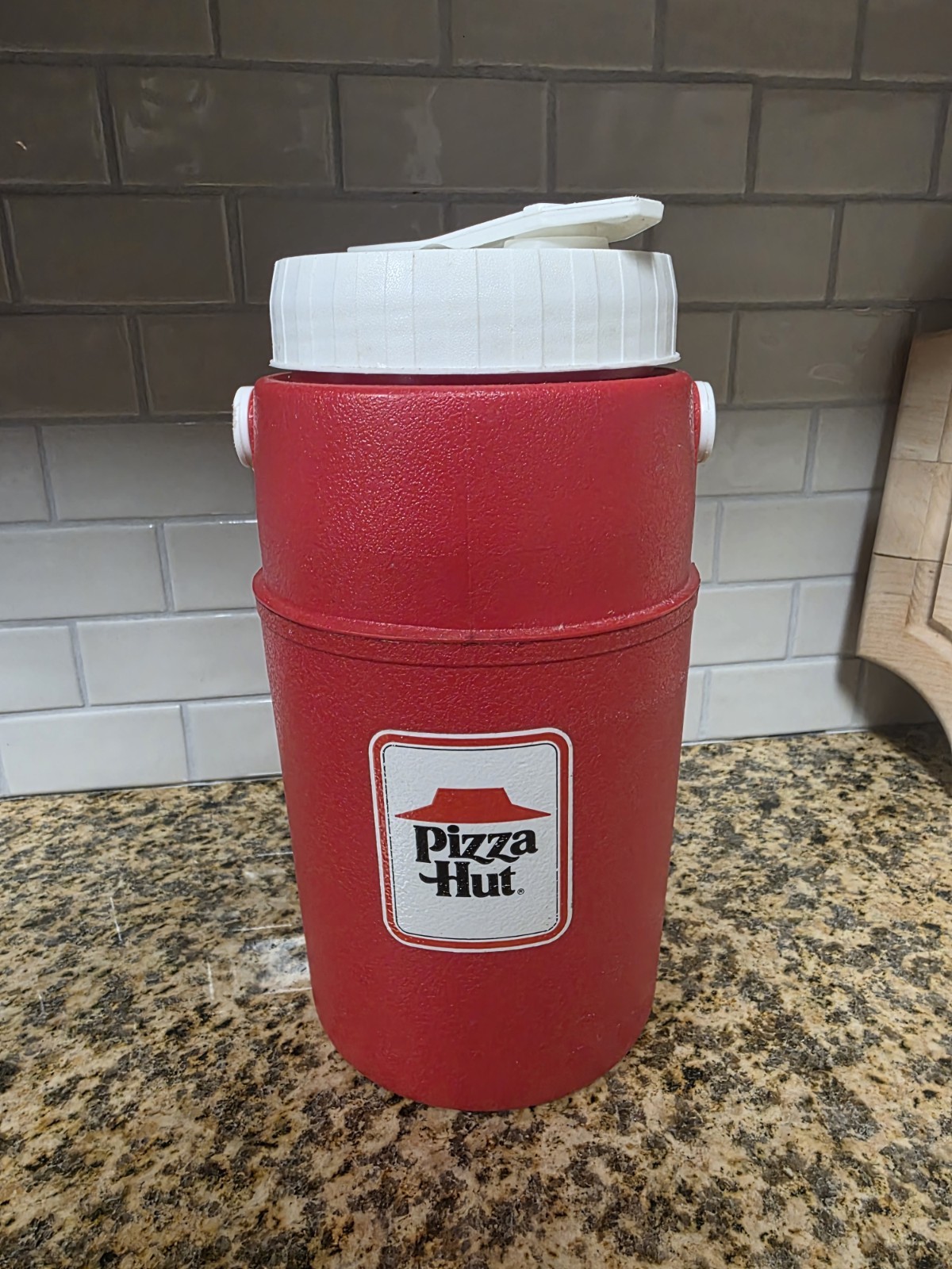Pizza Hut Promotional Thermos - Circa 1980s Or 1990s Pizza Hut Promotional Thermos - Circa 1980s Or 1990s