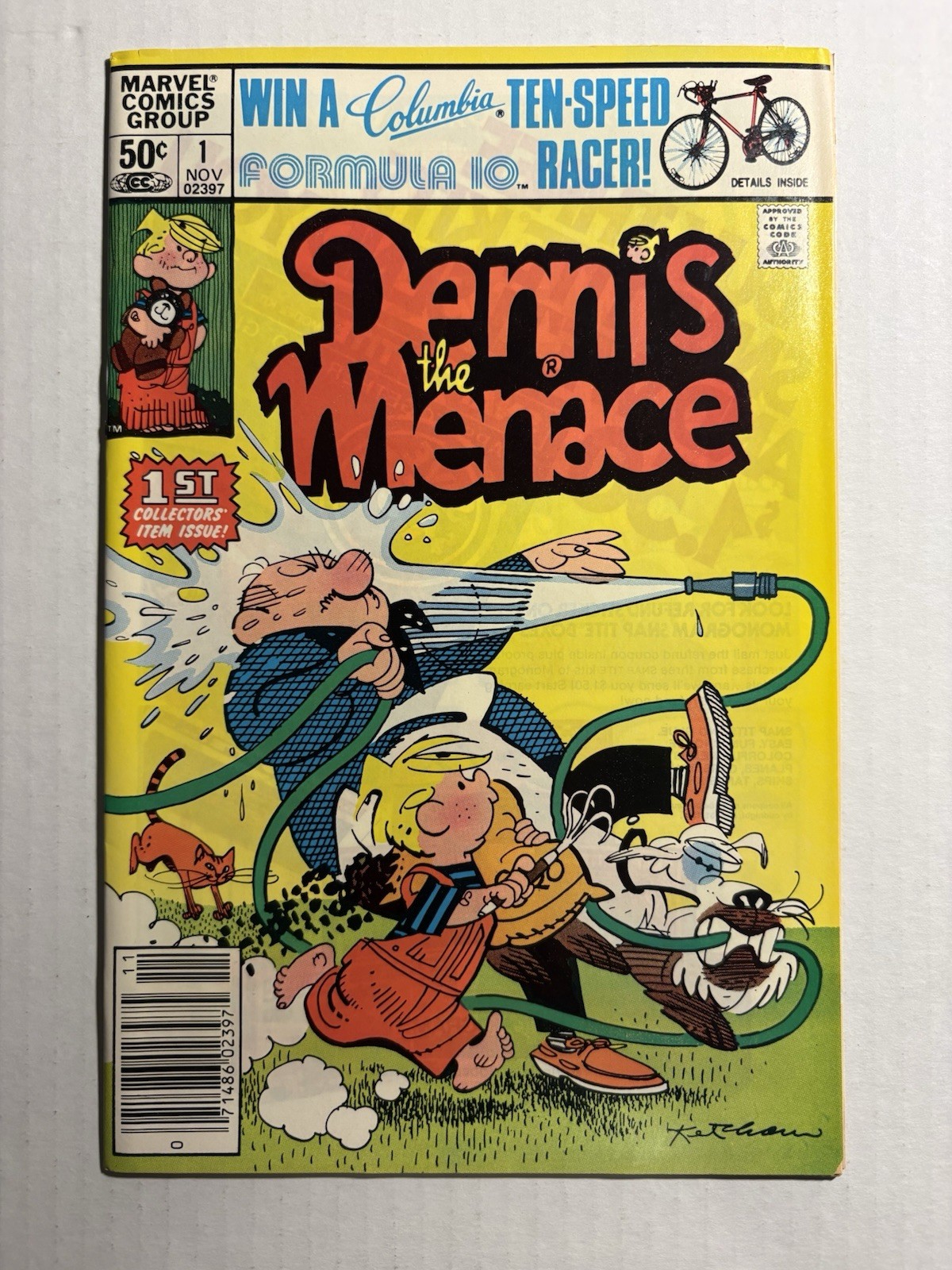 Dennis the Menace #1 Newsstand Variant (Marvel Comics November 1981)