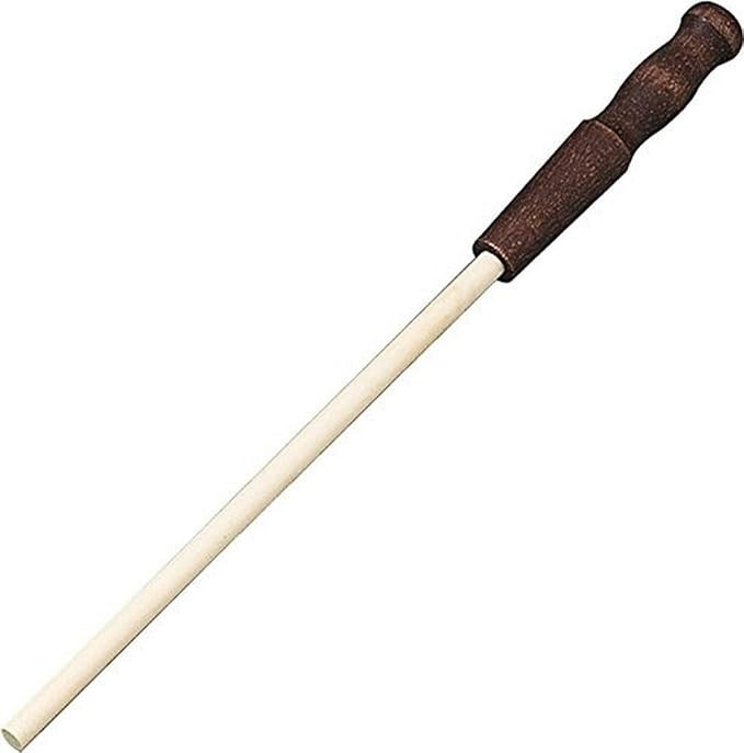 Arkansas Ceramic Knife Sharpening Stick Wood Handle 12