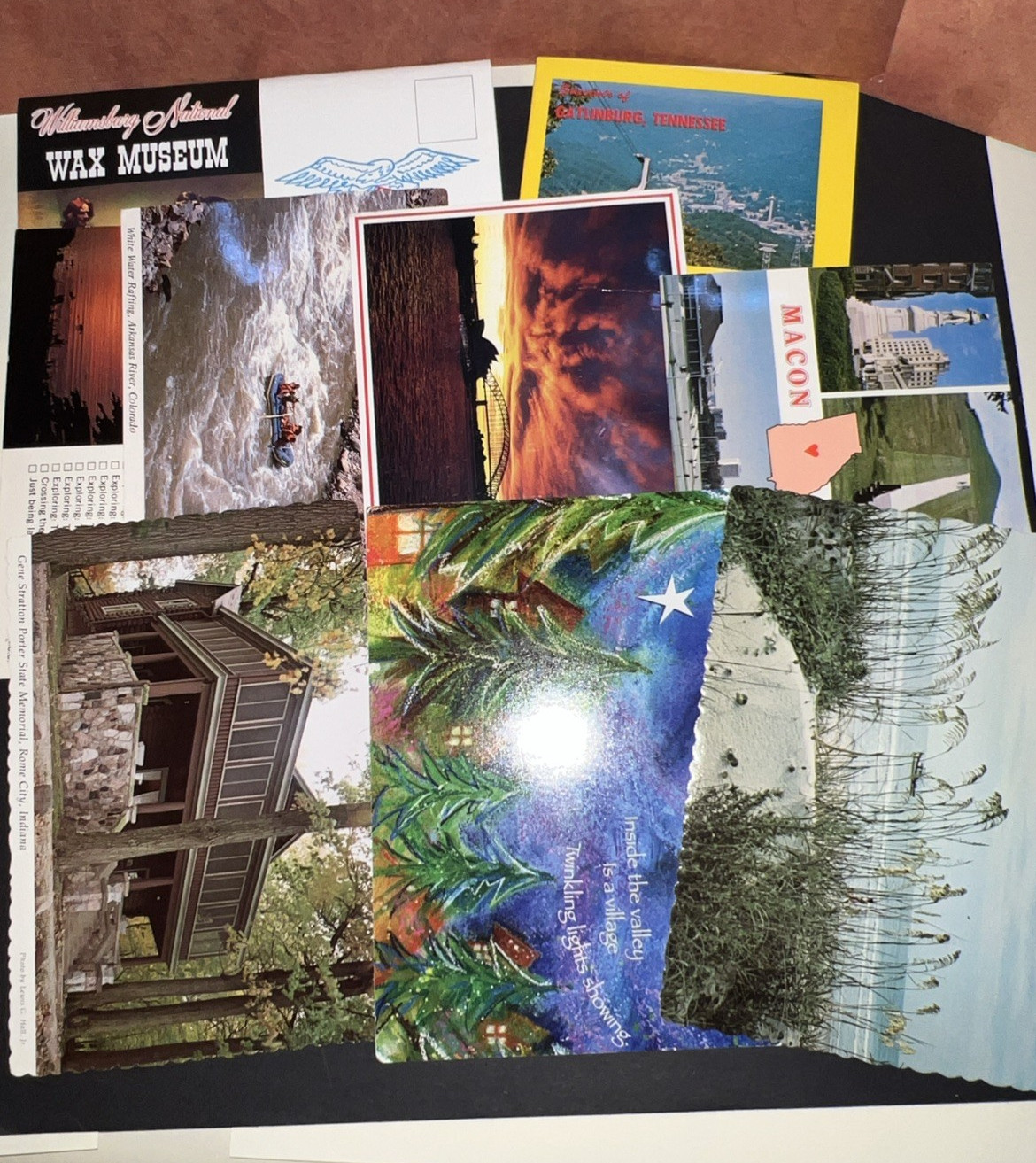 Lot 14 Postcards used unused USA Sites 2 Postcard Booklets  Exact Lot