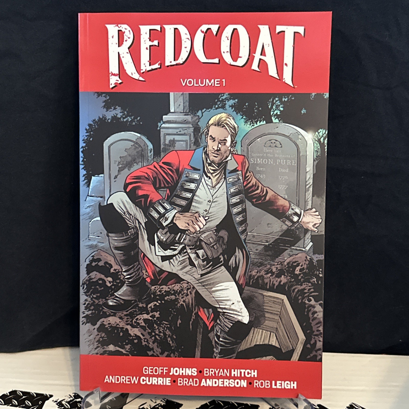 Redcoat Vol 1 Volume TP #1-7 + Geiger 80 Pg Giant Geoff Johns Ghost Machine New Redcoat Vol 1 Volume TP #1-7 + Geiger 80 Pg Giant Geoff Johns Ghost Machine New