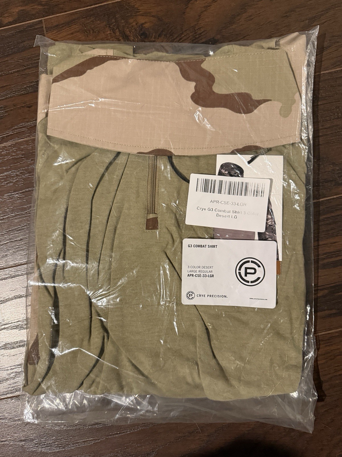 BNIB Crye Precision G3 Combat Shirt Large Regular  DCU Three Color Desert