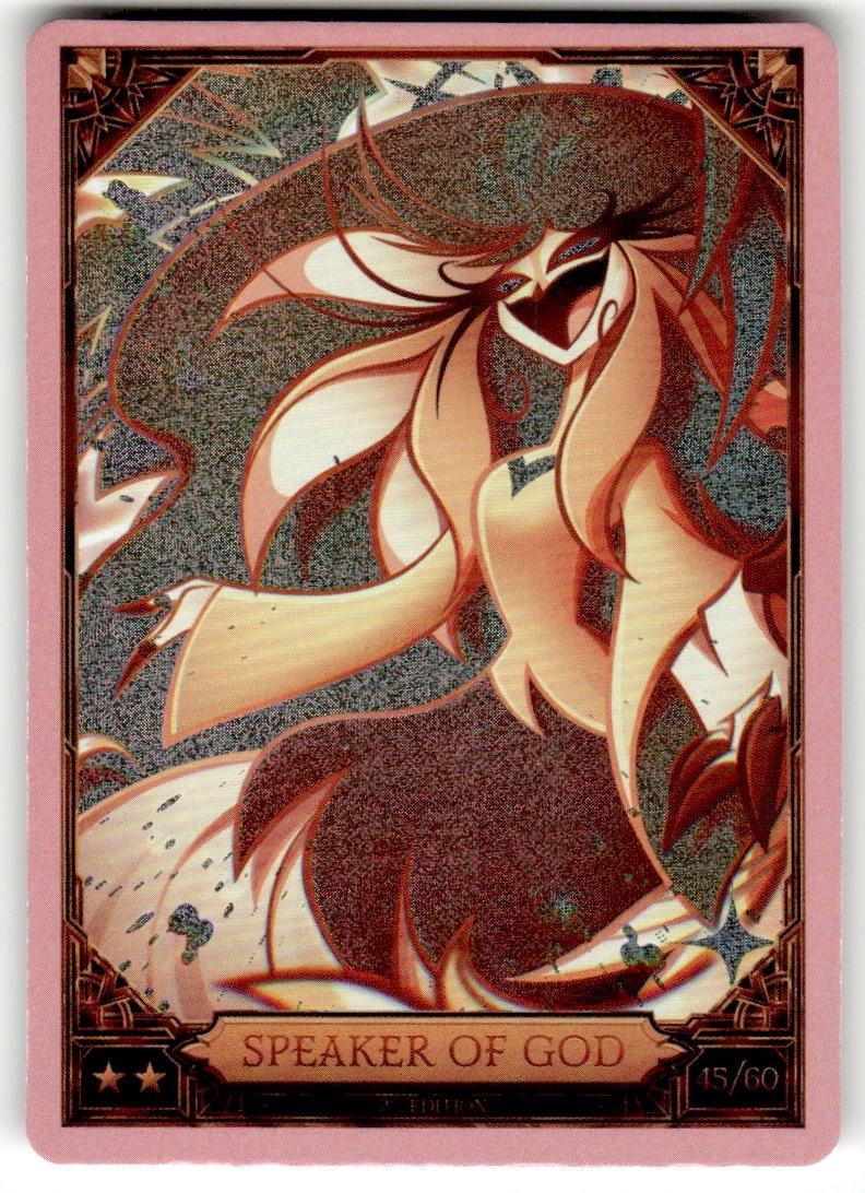 Hazbin Hotel Season 2 Trading Cards SPEAKER OF GOD 45/60 2nd Edition FOIL