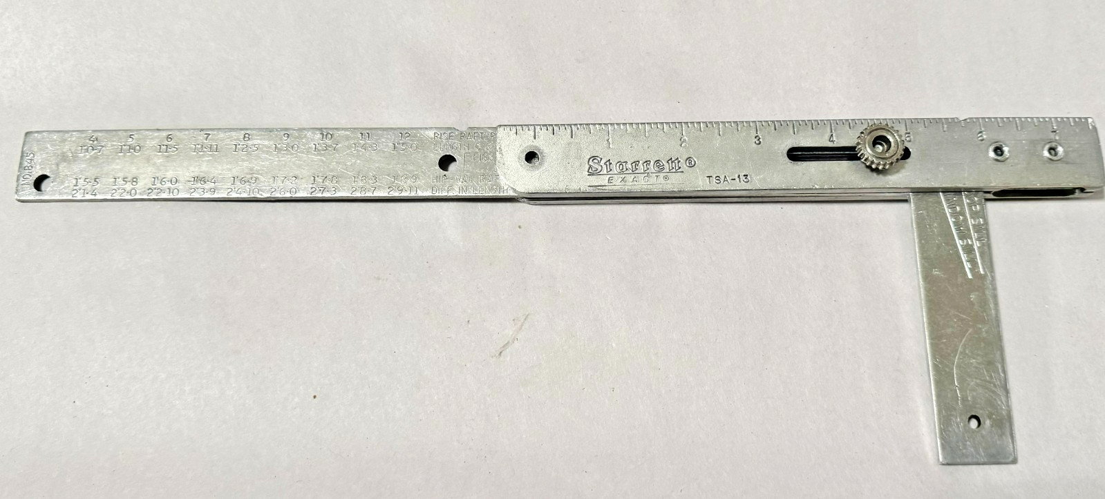 Vintage Starrett Exacto TSA-13 Squangle Multi-Tool 10-in-1 Square