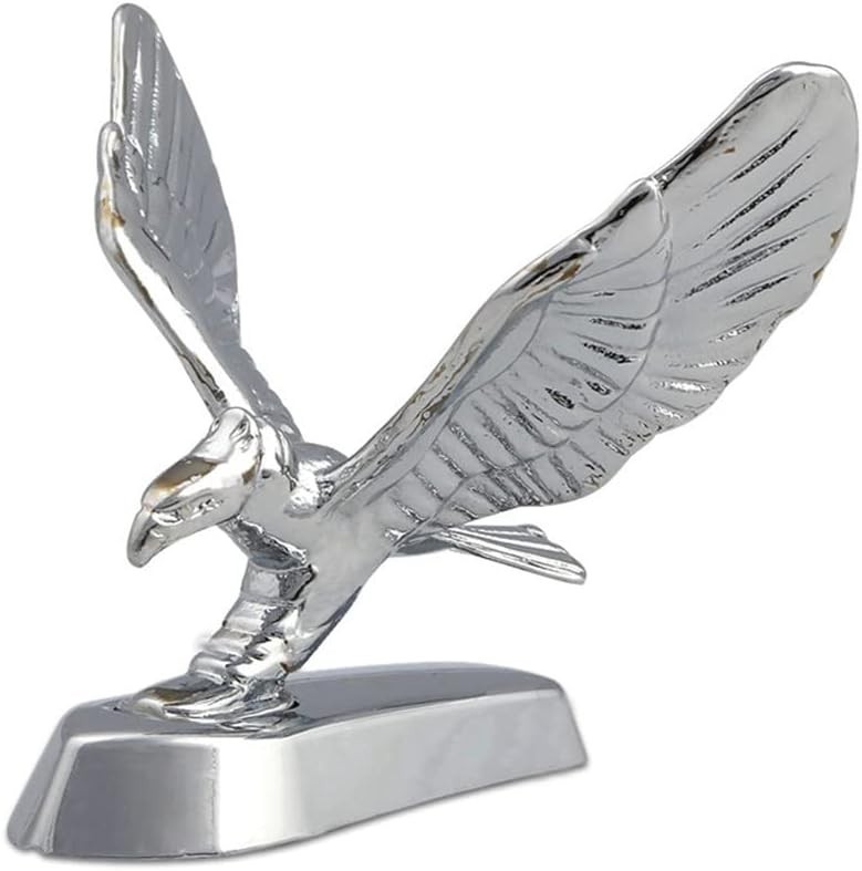 Flying Eagle Hood Ornament Sticker Birds Logo Fits Car 3D Stand Hood Bonnet... Flying Eagle Hood Ornament Sticker Birds Logo Fits Car 3D Stand Hood Bonnet...
