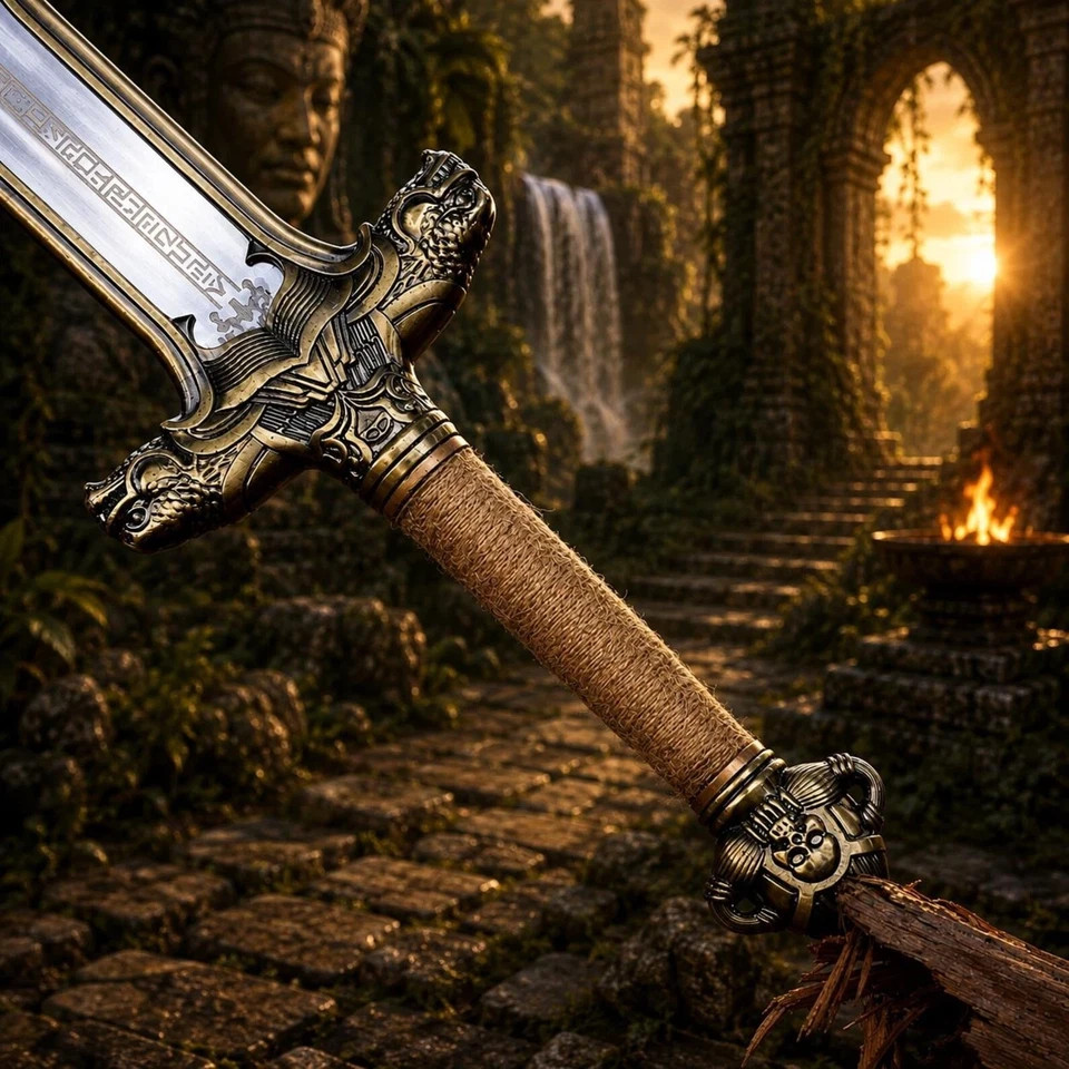 Conan the Barbarian Sword – Real Full Tang Atlantean Medieval Swords Replica Conan the Barbarian Sword – Real Full Tang Atlantean Medieval Swords Replica