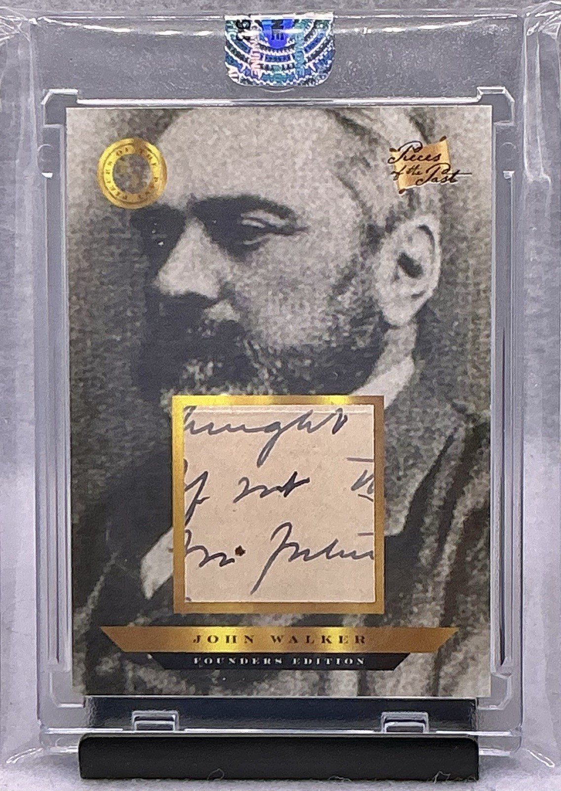 2023 Pieces Of The Past Founder John Walker Authentic Handwritten Document Relic 2023 Pieces Of The Past Founder John Walker Authentic Handwritten Document Relic